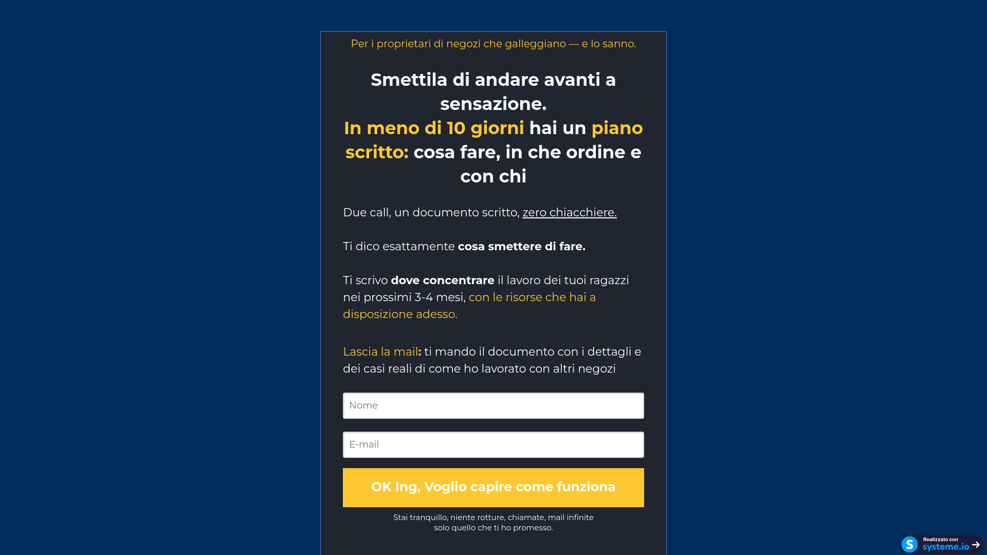 website screenshot of https://ing-giovanni-petrarca.com