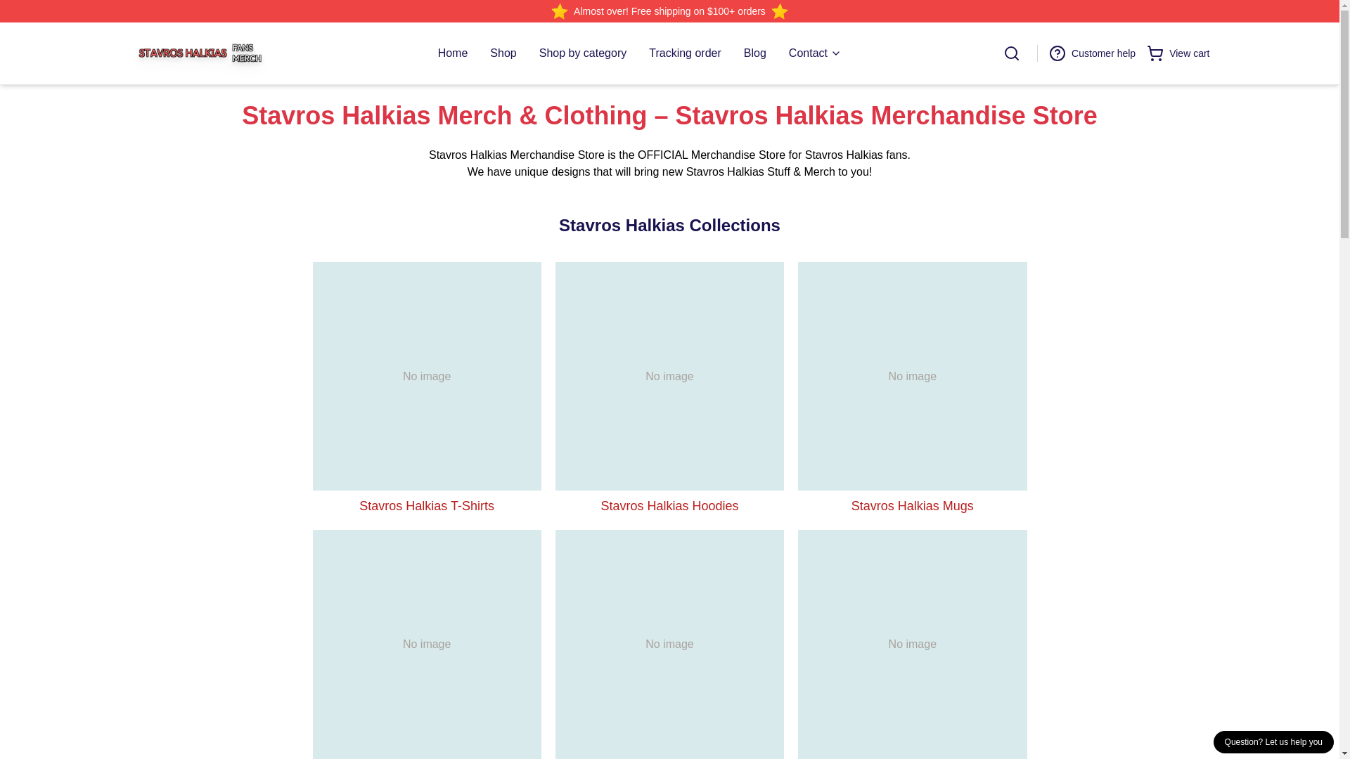 website screenshot of https://stavroshalkias.shop/