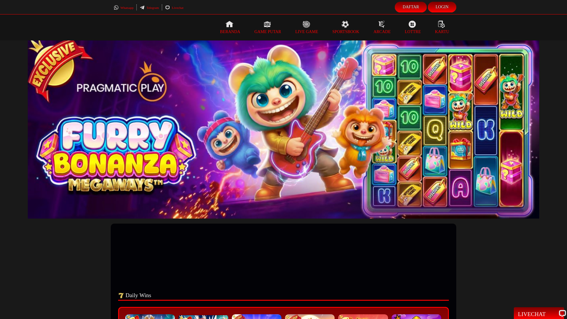 website screenshot of https://vegasslotjp.org/