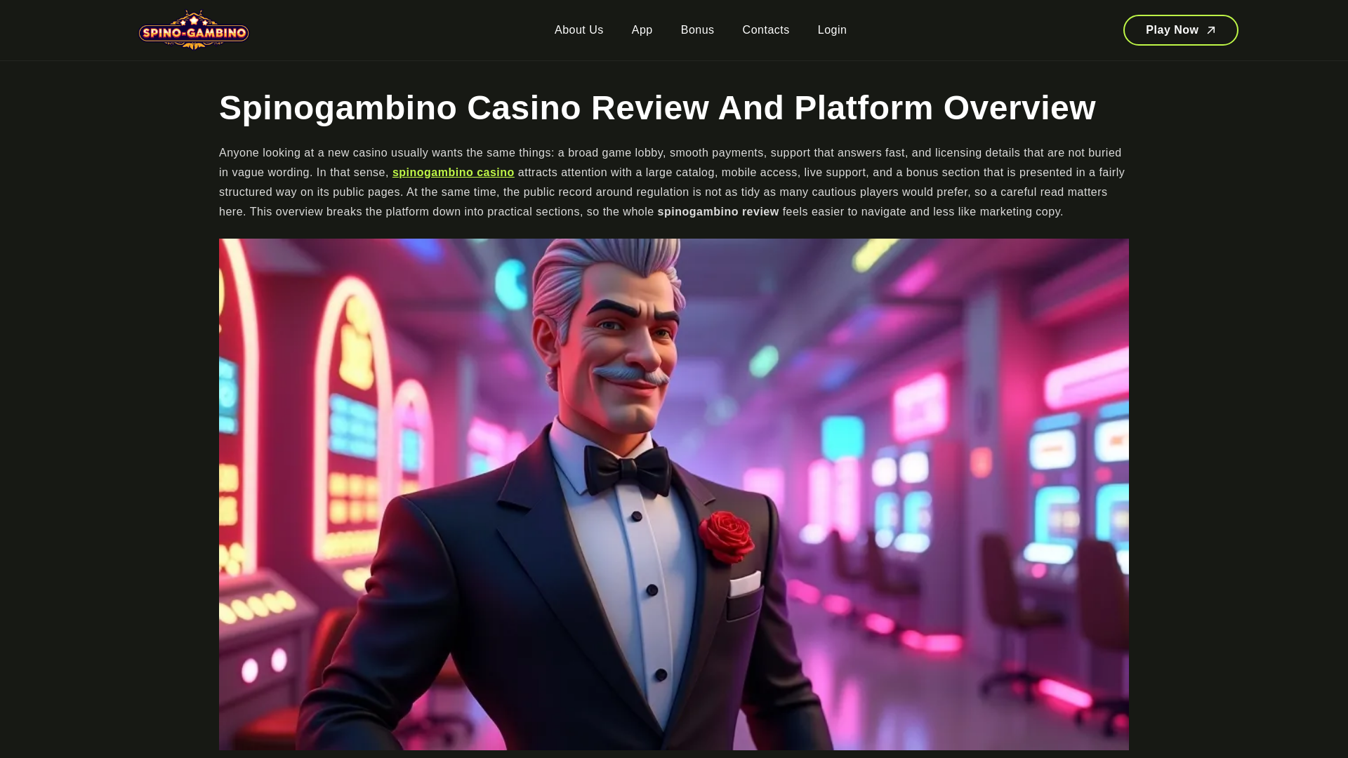 website screenshot of https://spino-gambino-review-org.pages.dev/