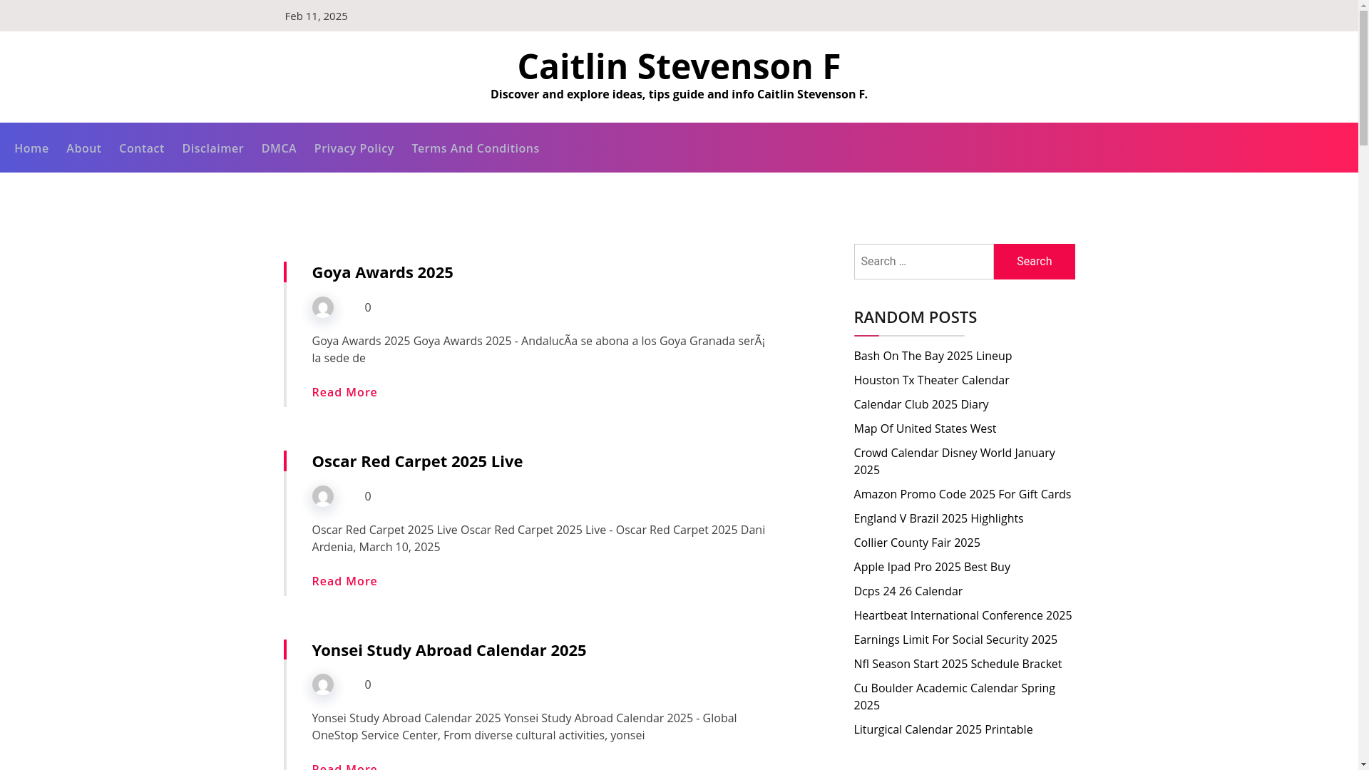 website screenshot of https://caitlinstevensonf.pages.dev/