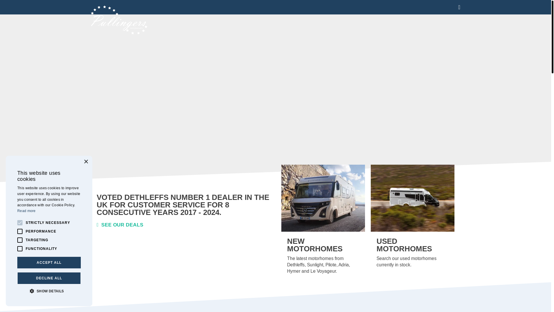website screenshot of https://pullingerslimited.uk/