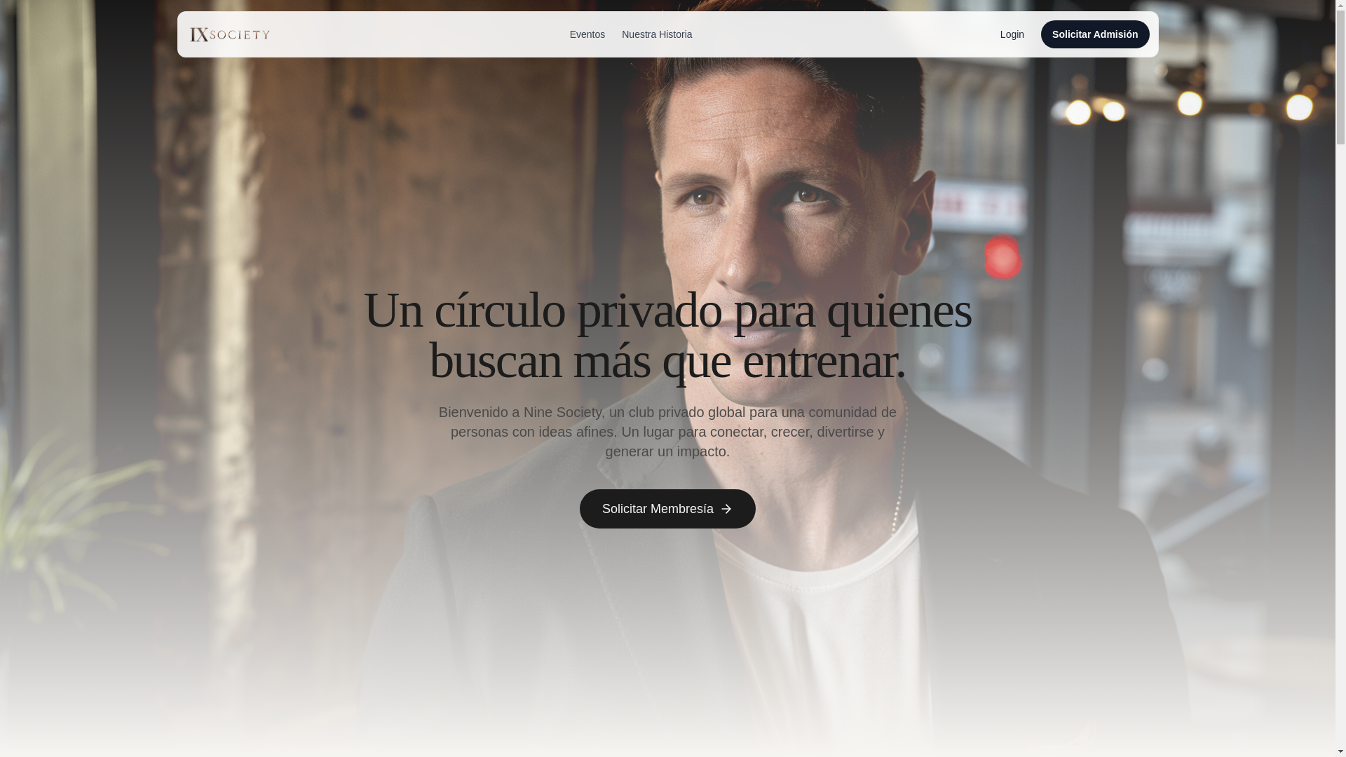 website screenshot of https://ixsociety.com/