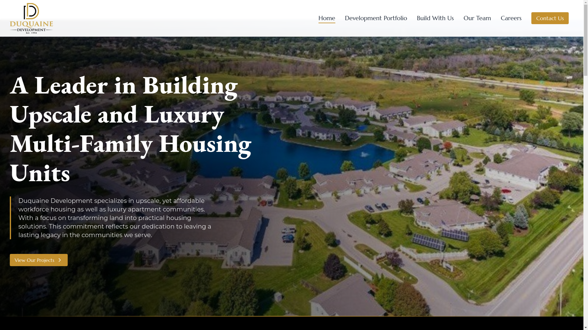website screenshot of https://duquaine-development.pages.dev/