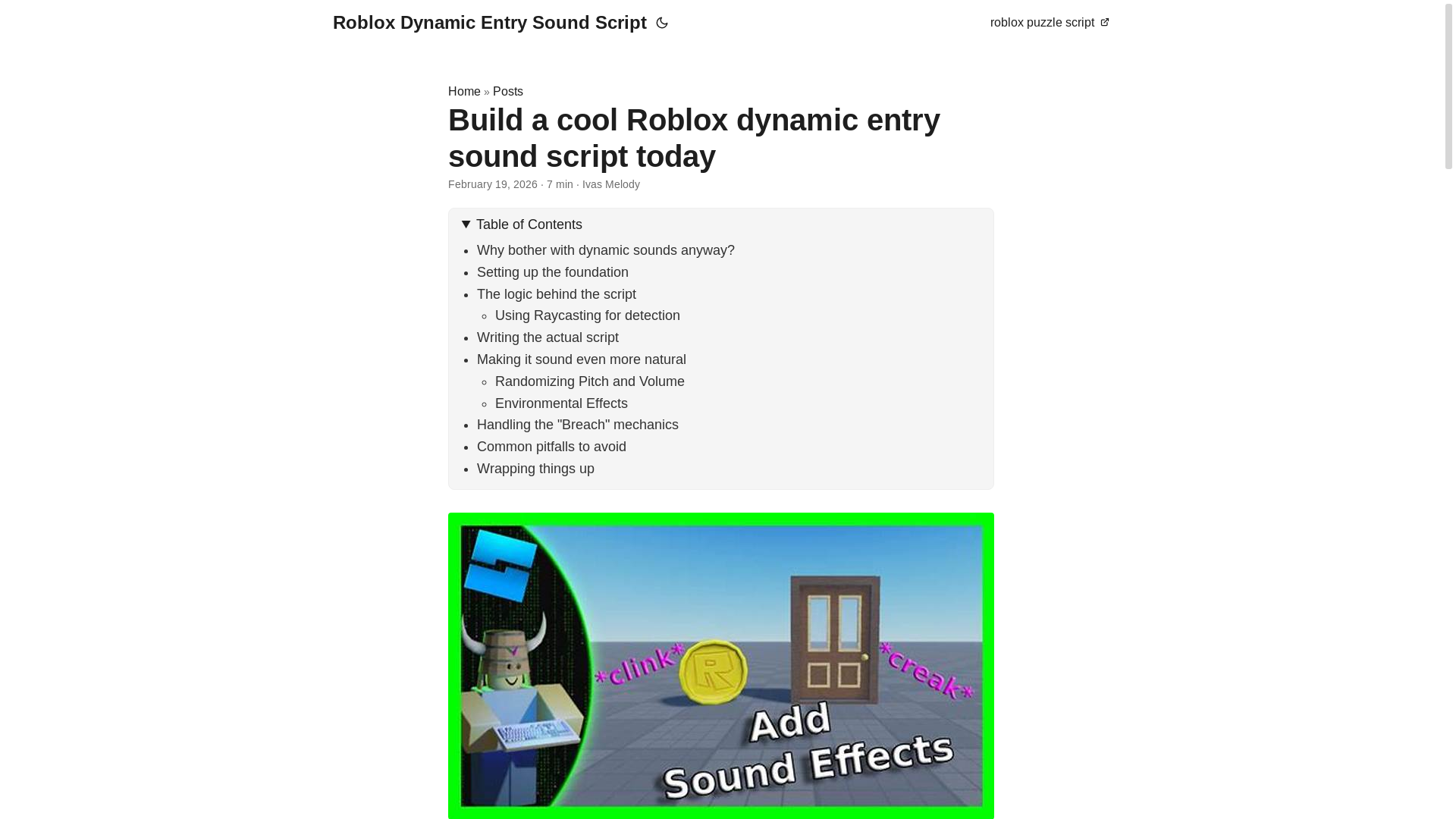 website screenshot of https://roblox-dynamic-entry-sound-script.pages.dev/