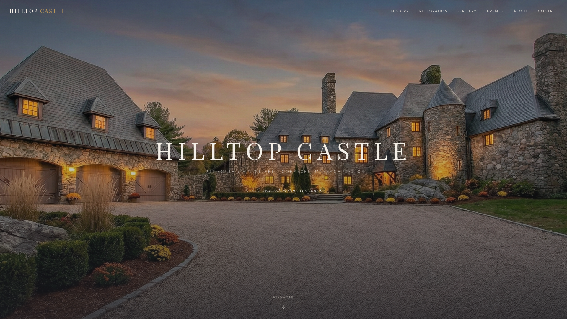 website screenshot of https://hilltopcastle-estate.pages.dev/
