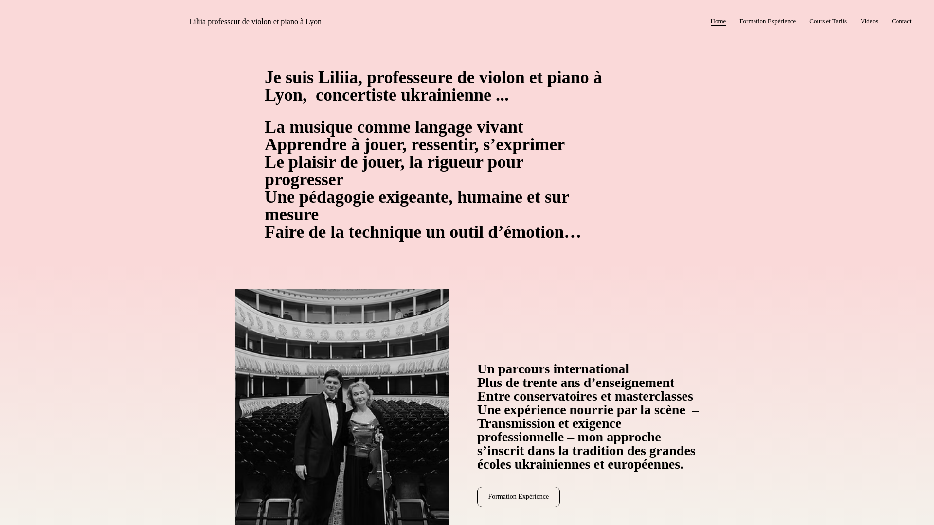 website screenshot of https://liliiaviolonpiano.com/