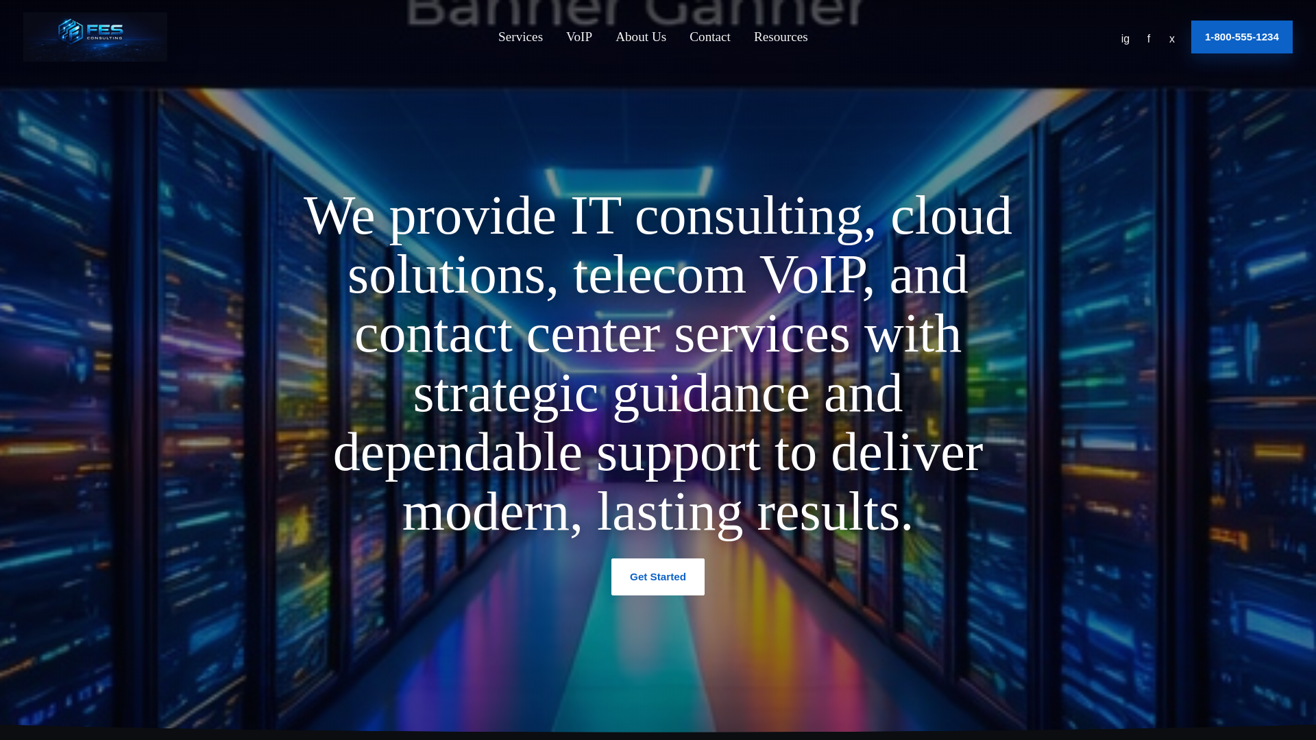 website screenshot of https://fesconsulting.ca/