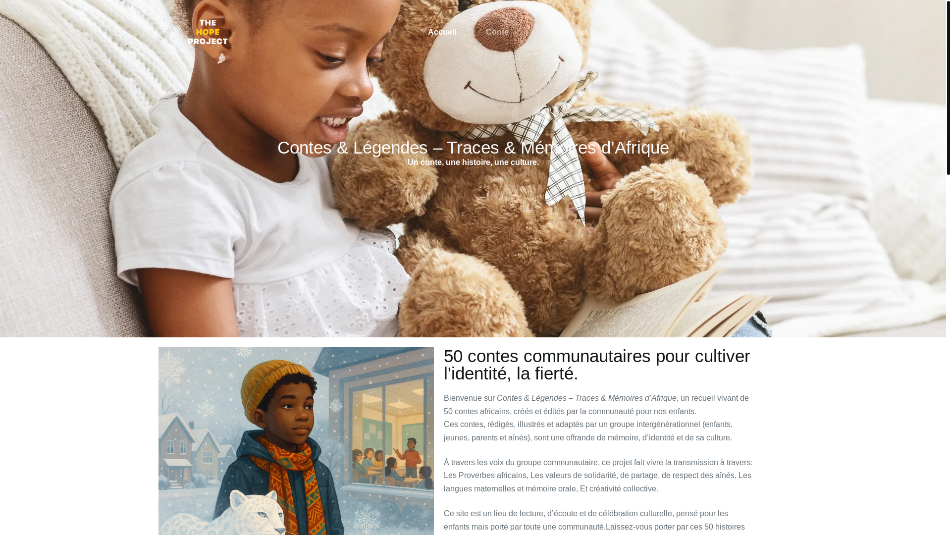 website screenshot of https://memoiresafricaine.ca/