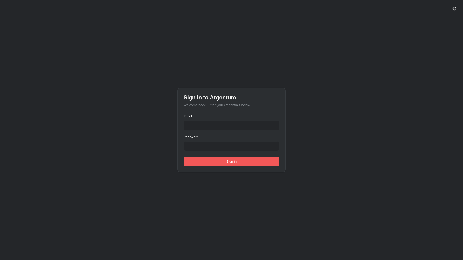 website screenshot of https://argentum-dashboard.pages.dev/