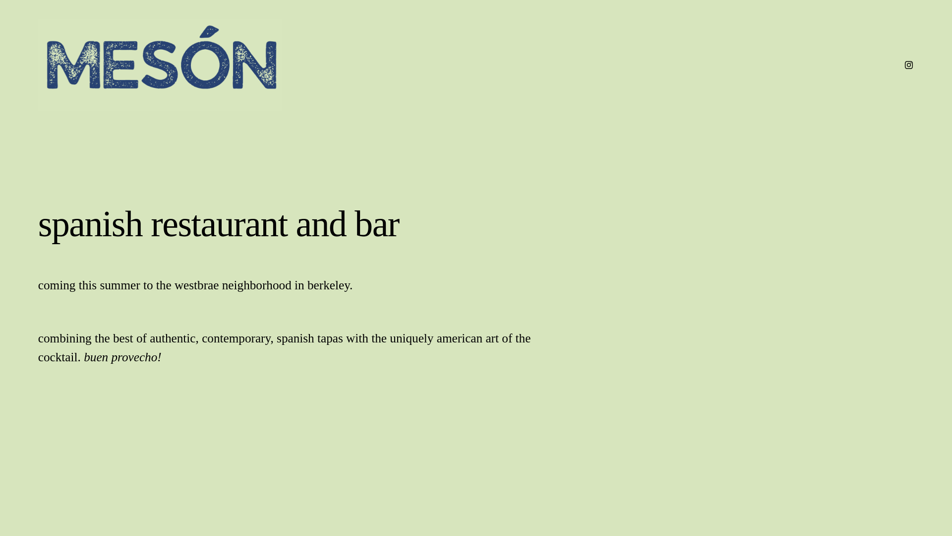 website screenshot of https://mesonberkeley.com