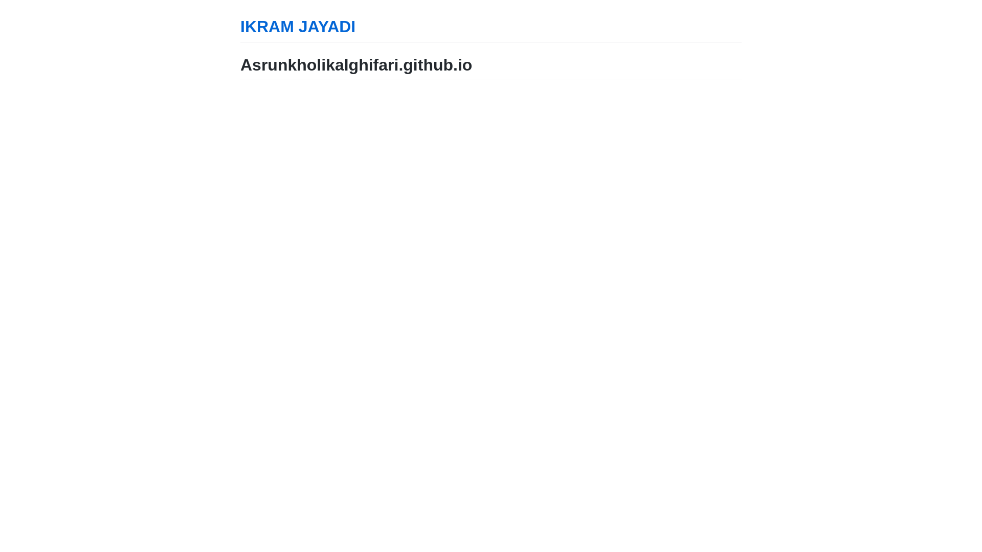 website screenshot of https://percikecil.me/