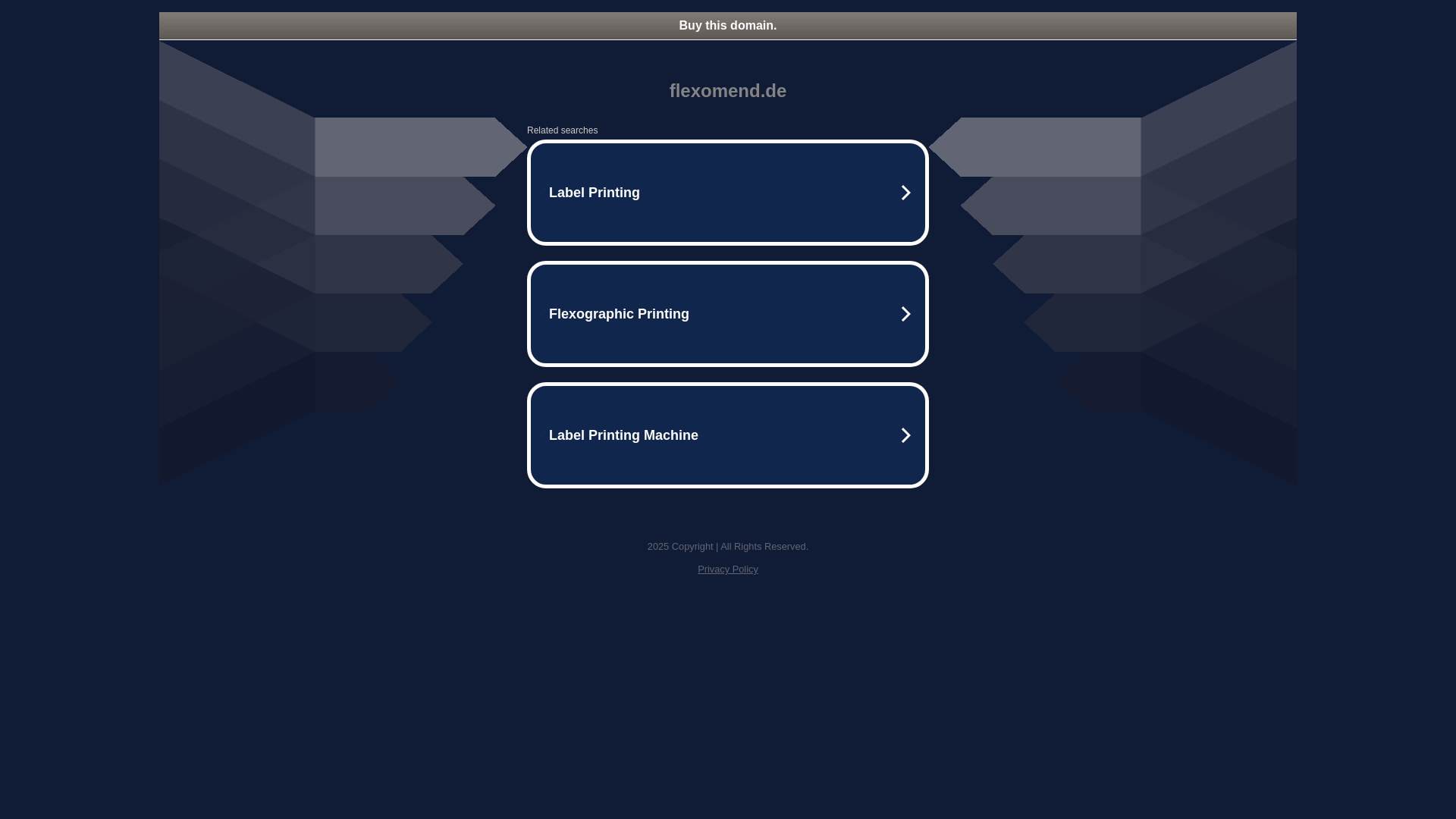 website screenshot of https://flexomend.de/