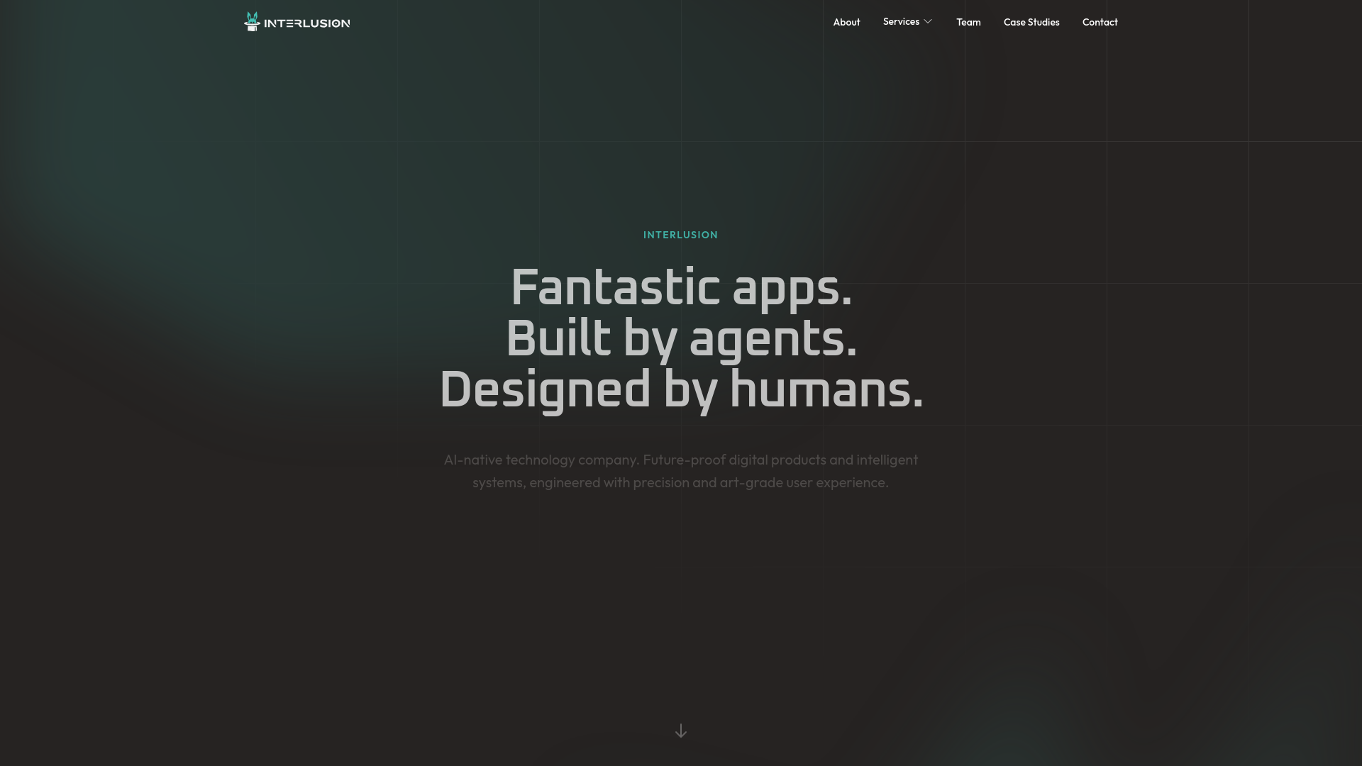 website screenshot of https://interlusion.dev/