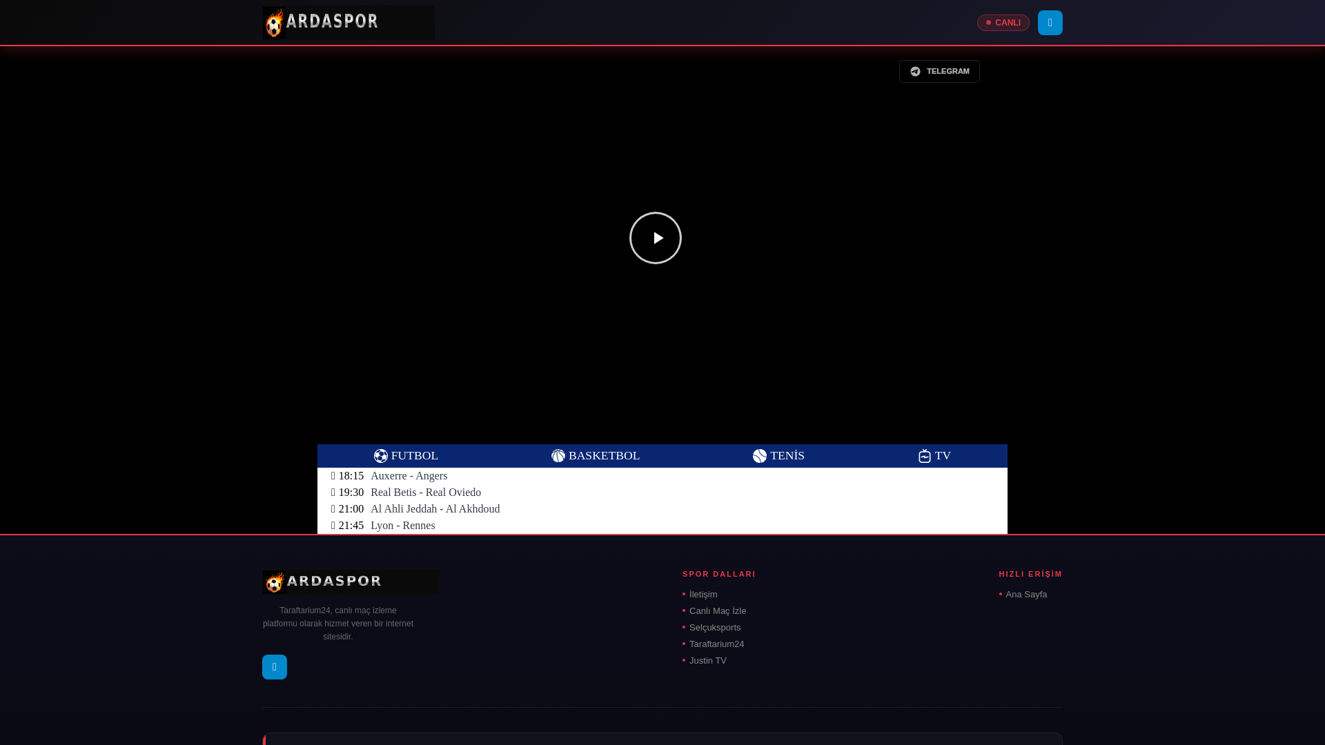 website screenshot of https://justintvizle30.guru/