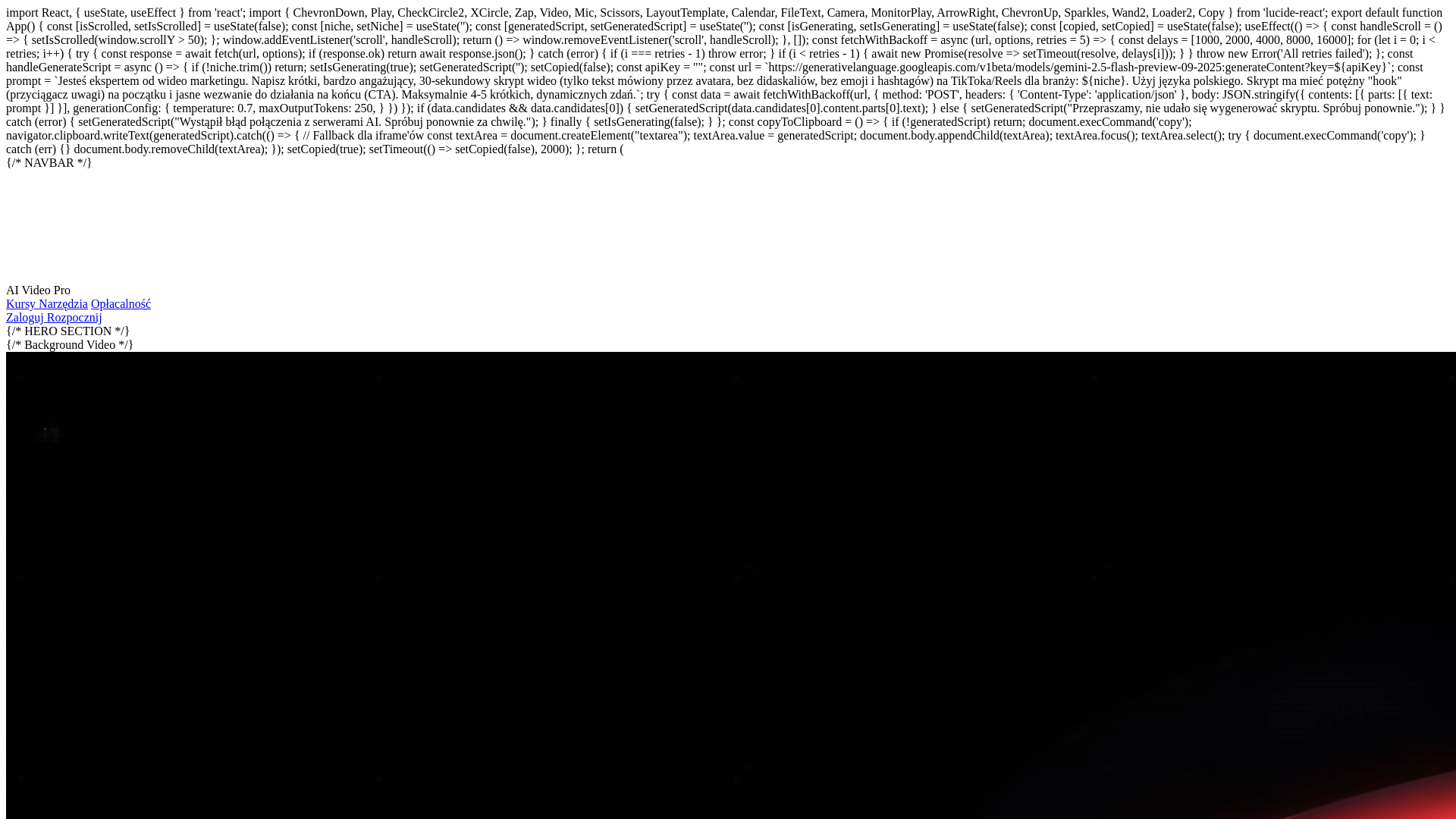 website screenshot of https://aivideoproducer.pages.dev/