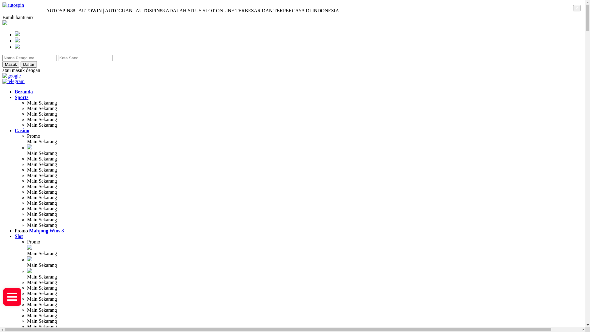 website screenshot of https://autospin88-kece.com/