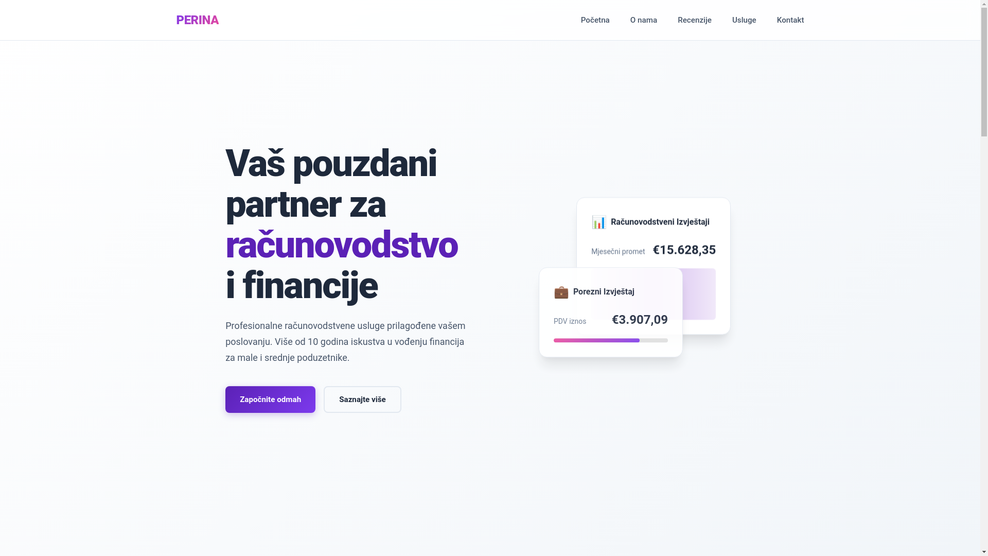 website screenshot of https://perina-dubrovnik.pages.dev/
