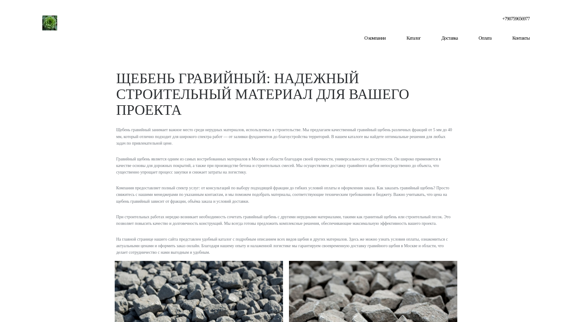 website screenshot of https://graviyniyinfo.ru