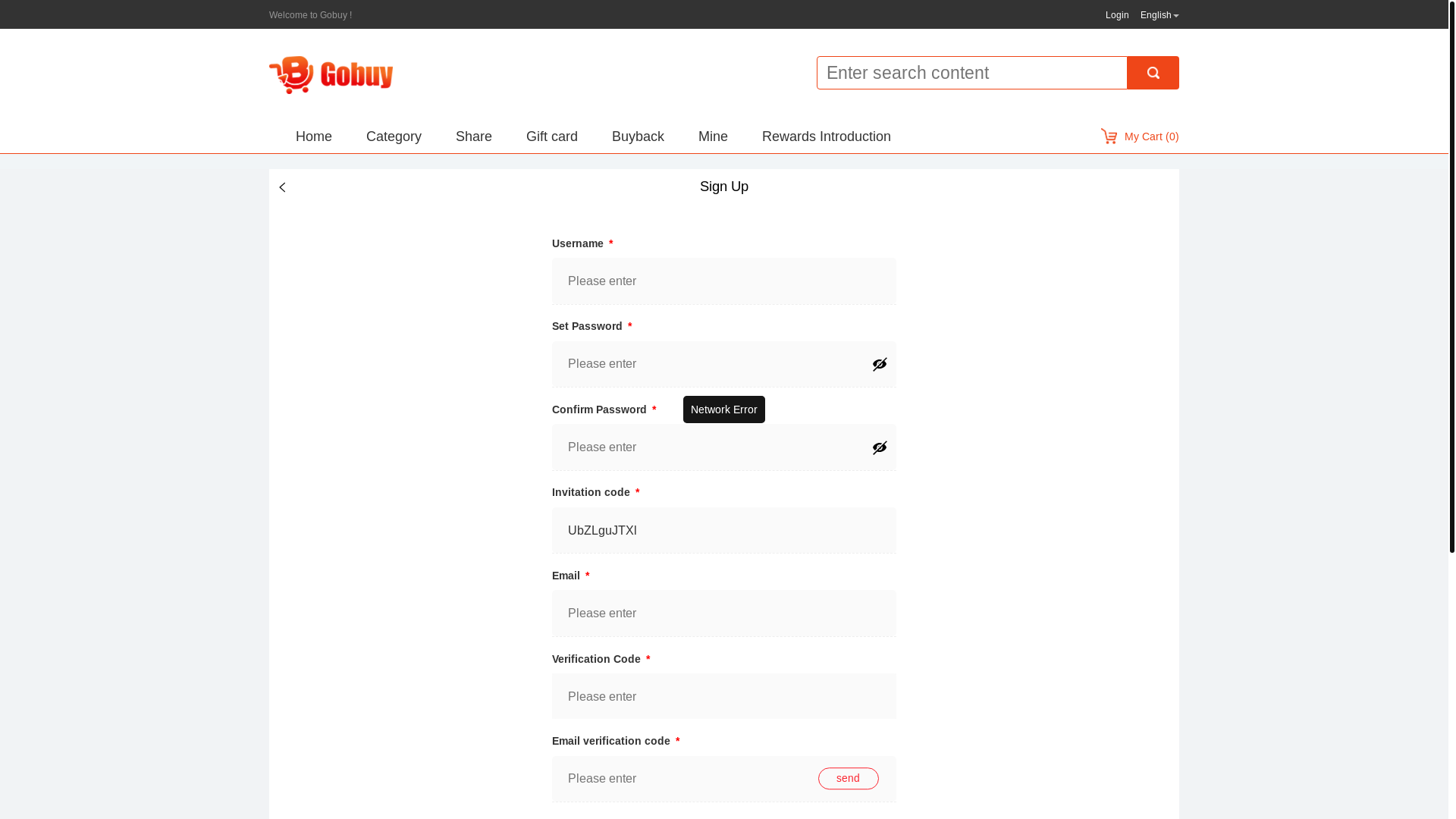 website screenshot of https://goshop.shop/home/memberregister?inviter_id=UbZLguJTXl