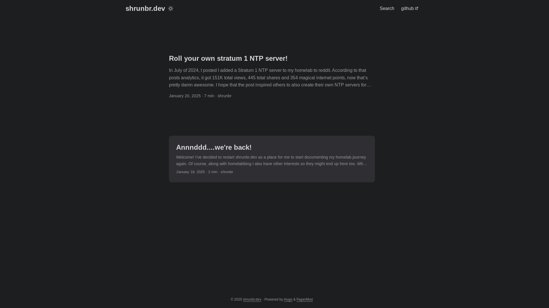 website screenshot of https://shrunbr-dev.pages.dev/