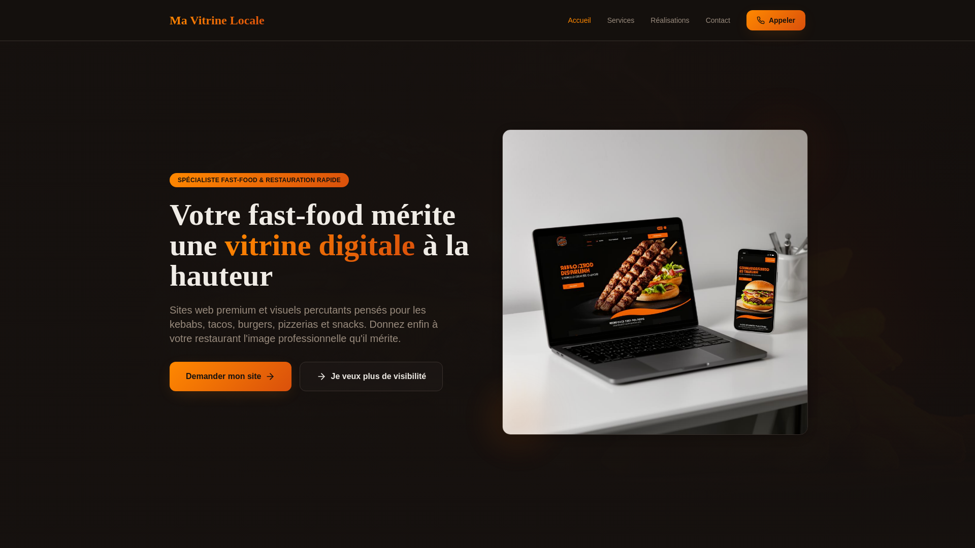 website screenshot of https://mavitrinelocale.fr/
