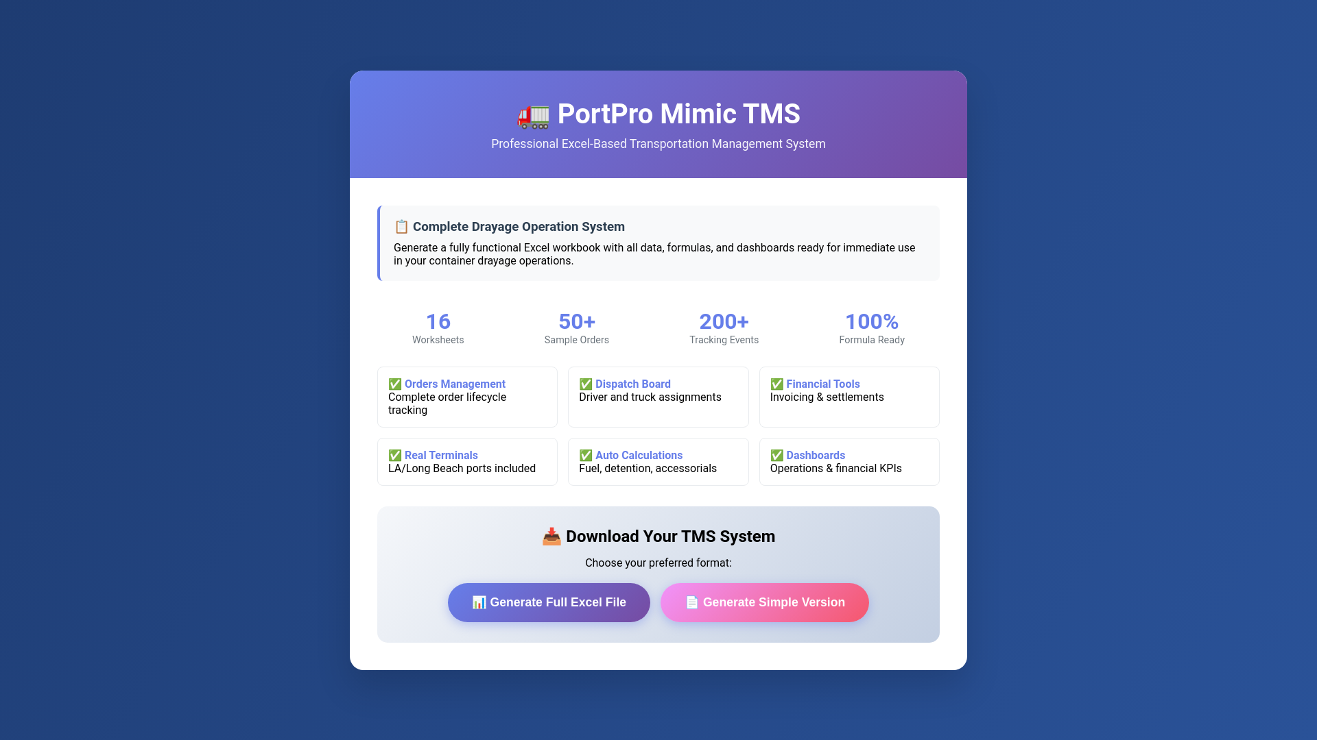 website screenshot of https://trucking-dqp.pages.dev/