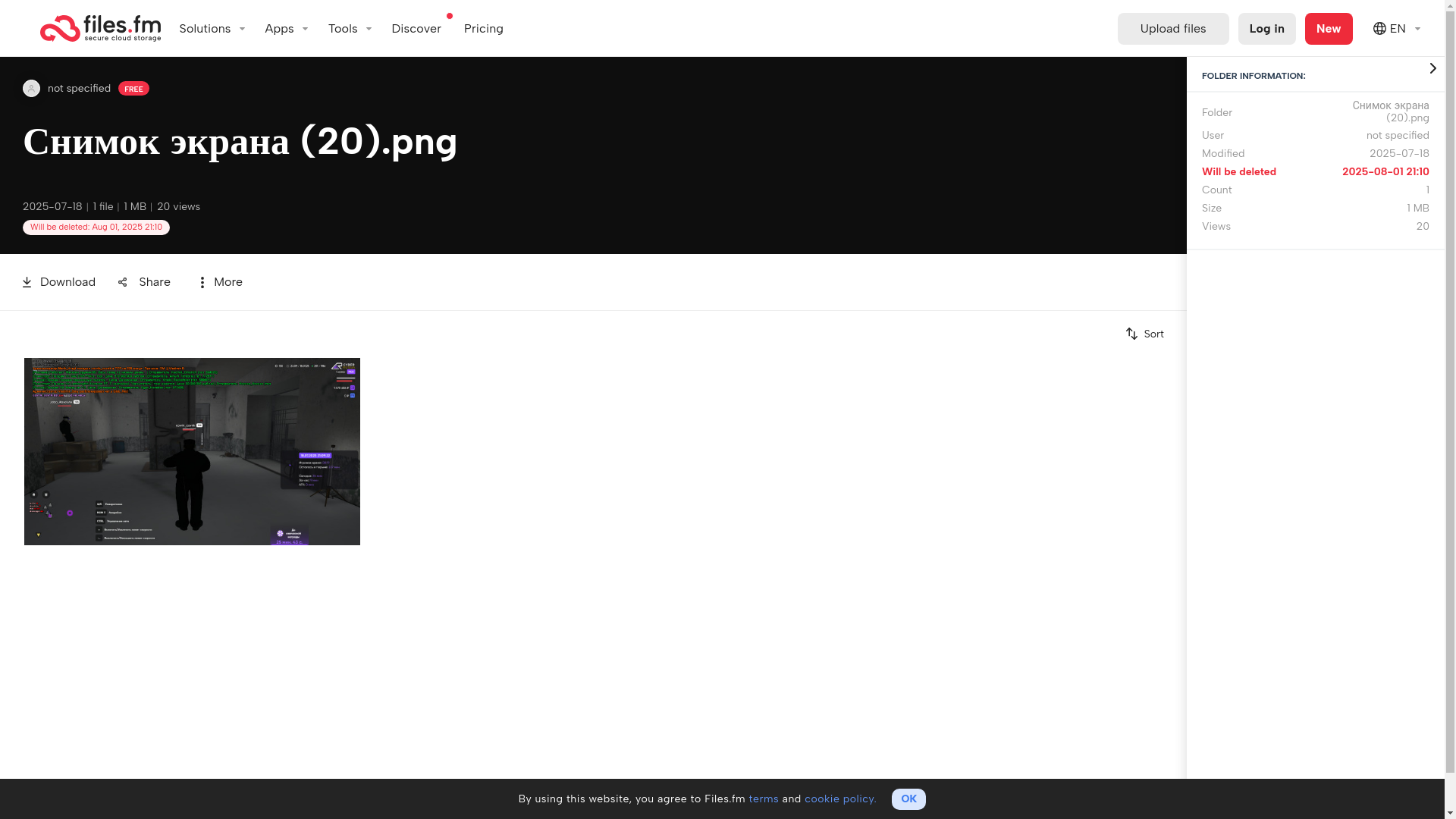 website screenshot of https://files.fm/u/4zu9buvvgq