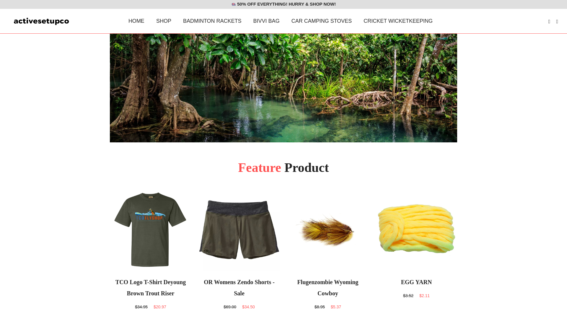 website screenshot of https://terminalstackle.com/