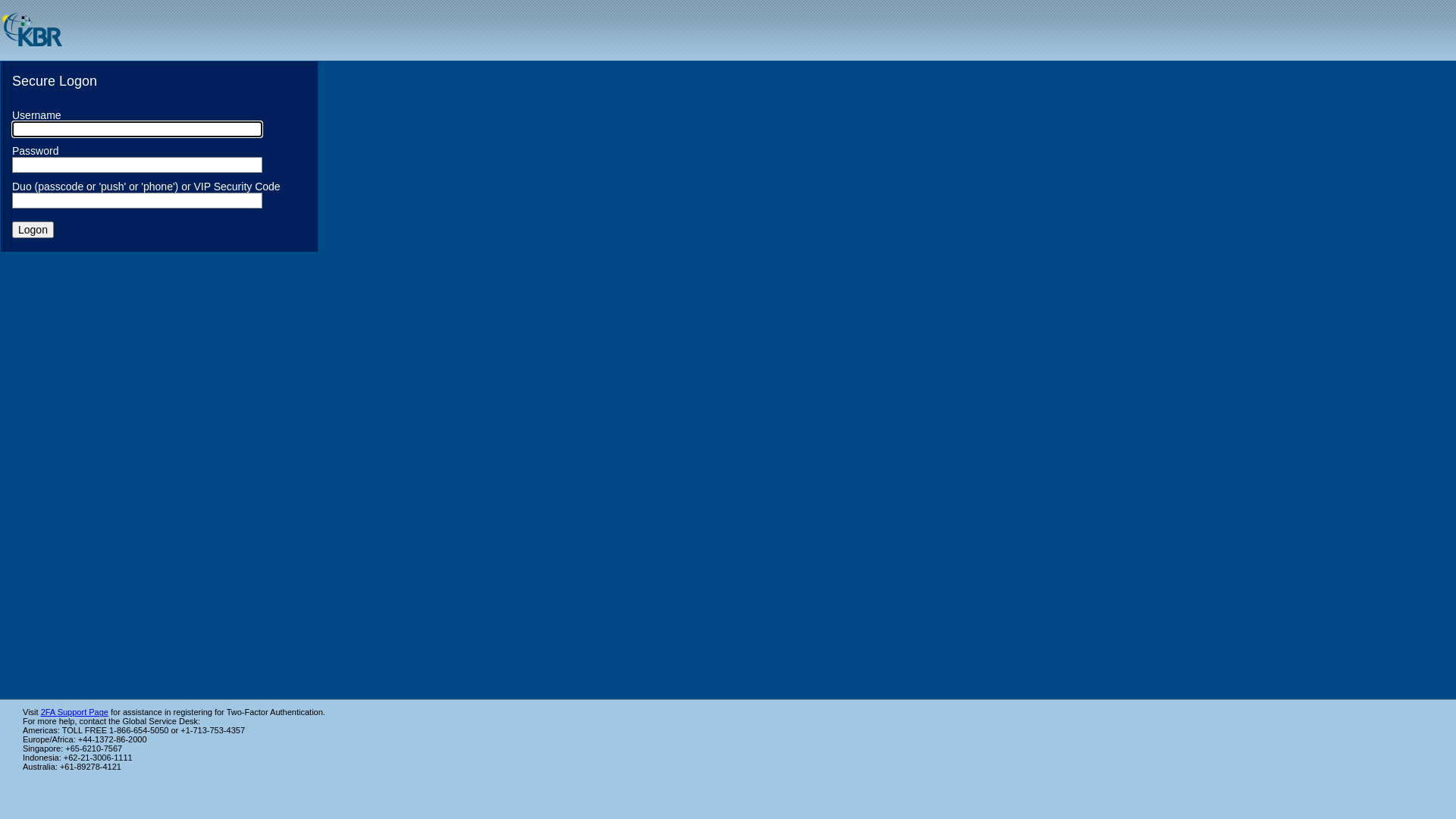 website screenshot of http://ea-kbrreports.kbr.com