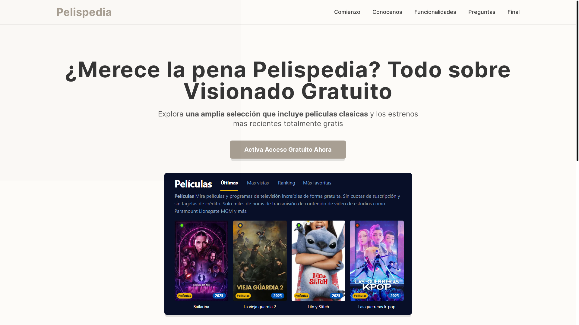 website screenshot of https://pelispedia-stkt.pages.dev/