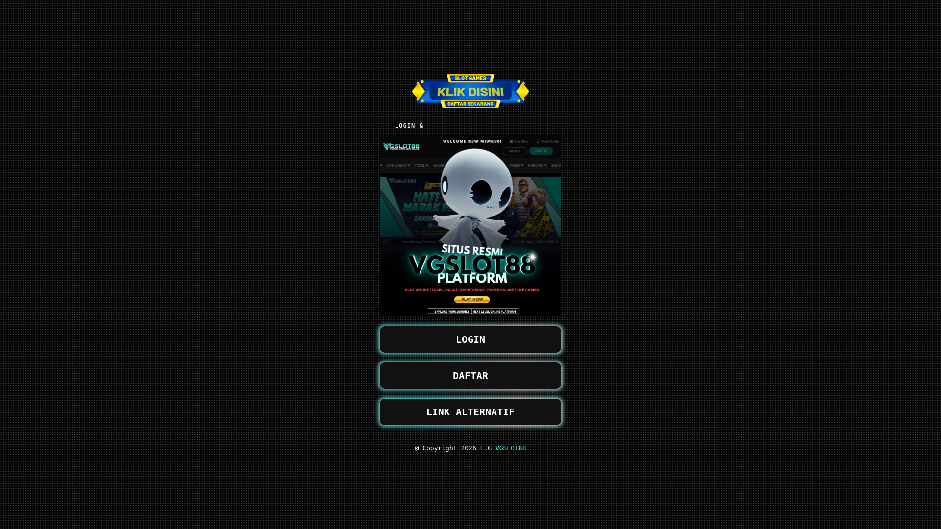 website screenshot of https://vgslot88-invenda.pages.dev/