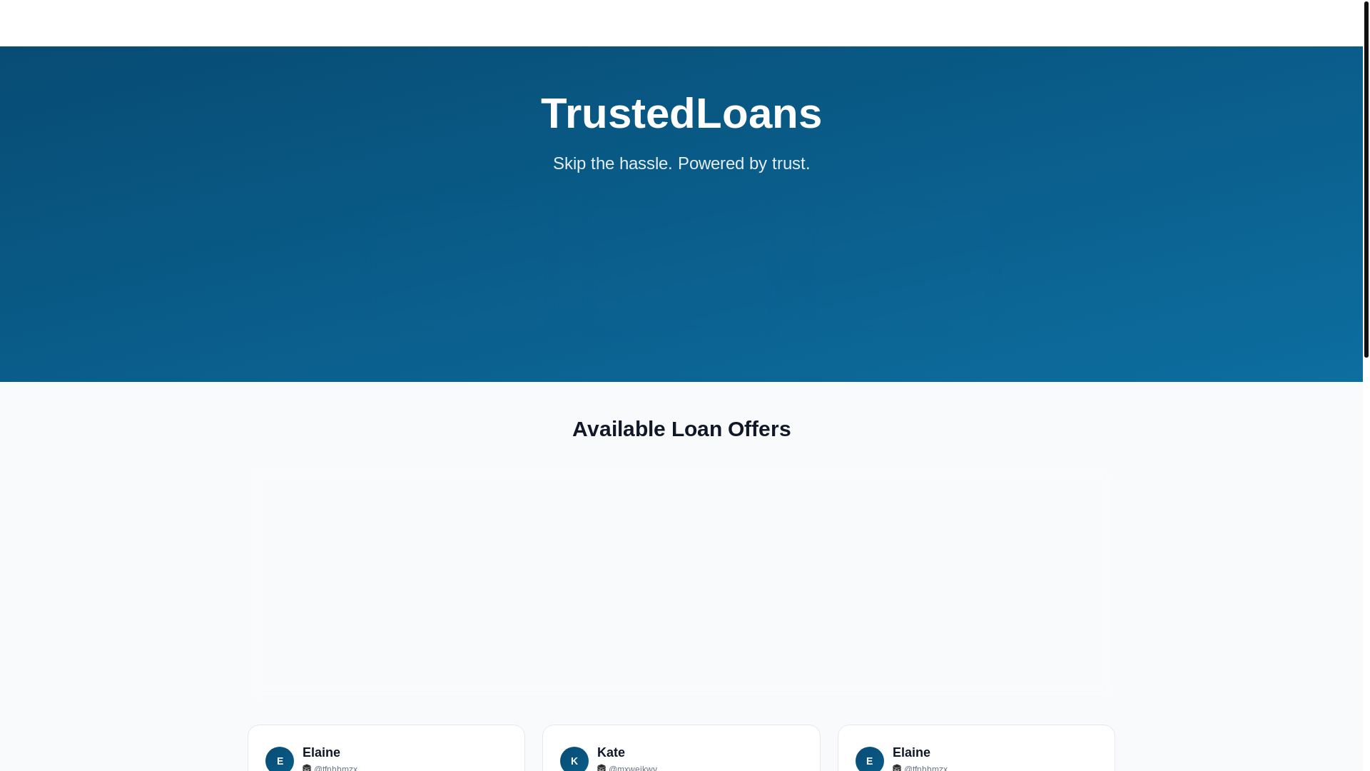 website screenshot of https://trurate.club/