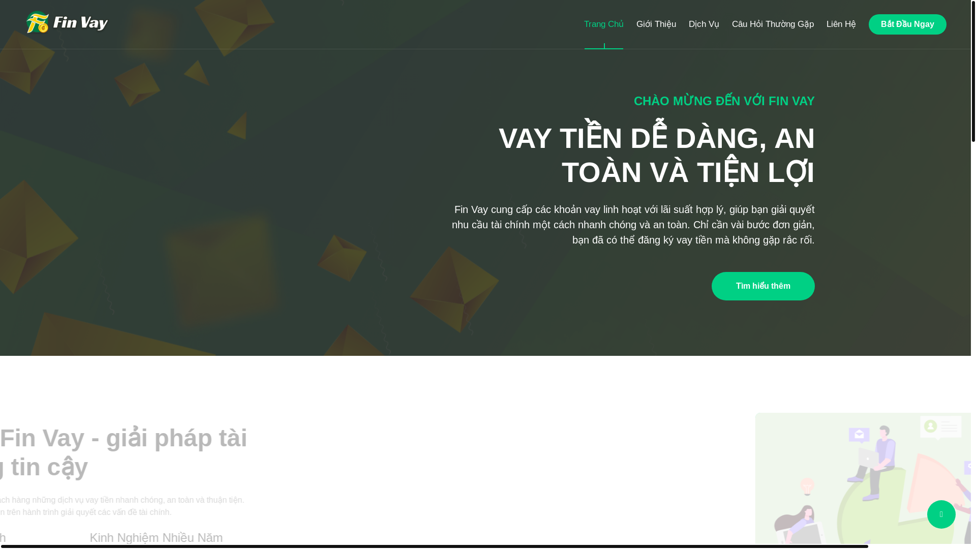website screenshot of https://fin-vay.pages.dev/