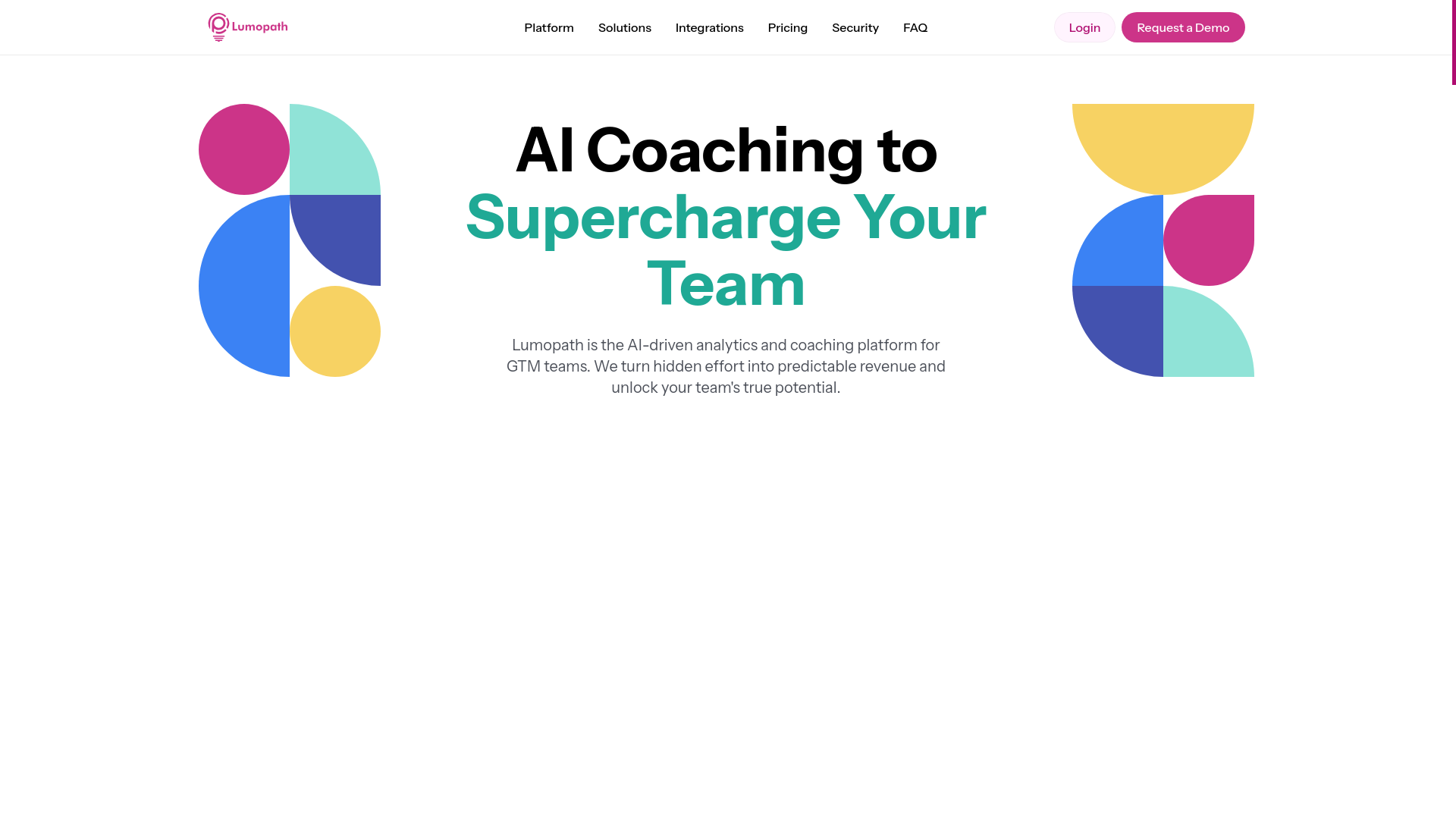 website screenshot of https://meetlumopath.com/