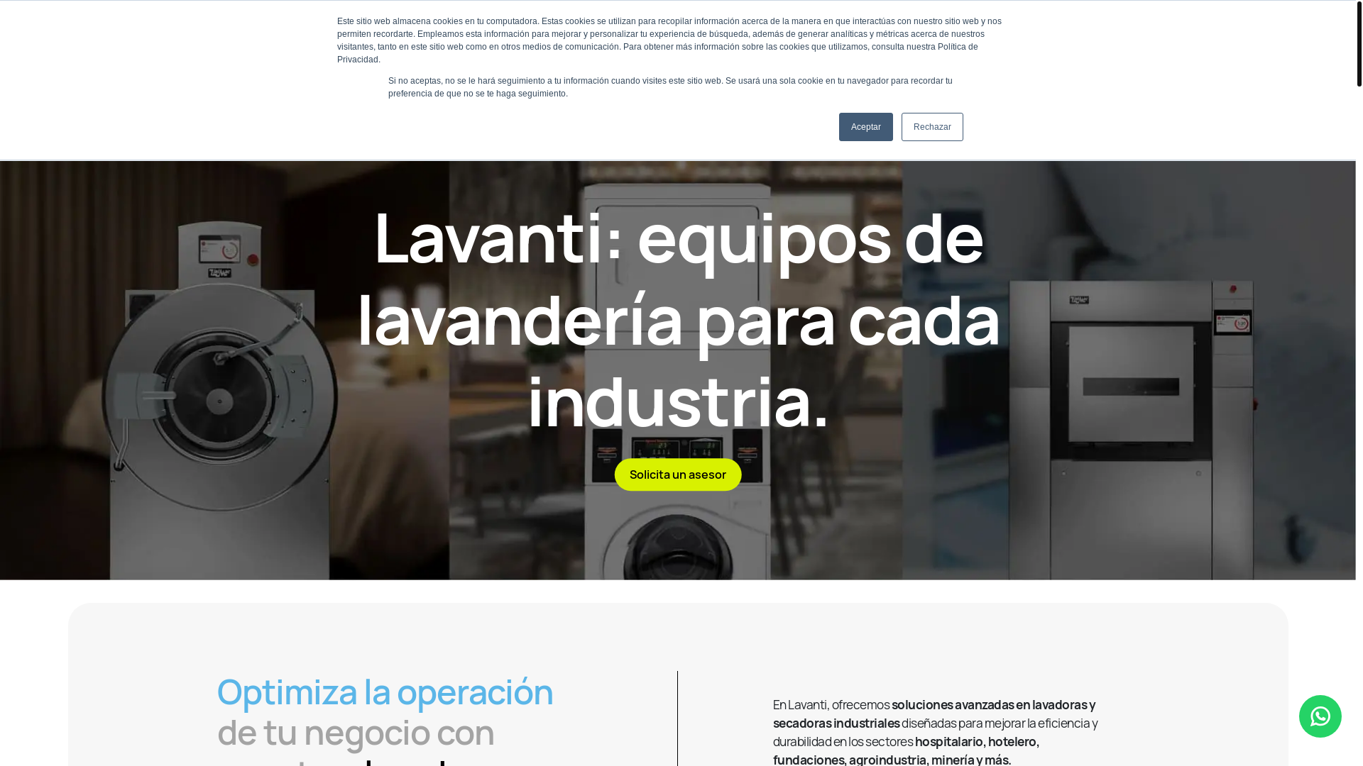 website screenshot of https://getlavanti.com/