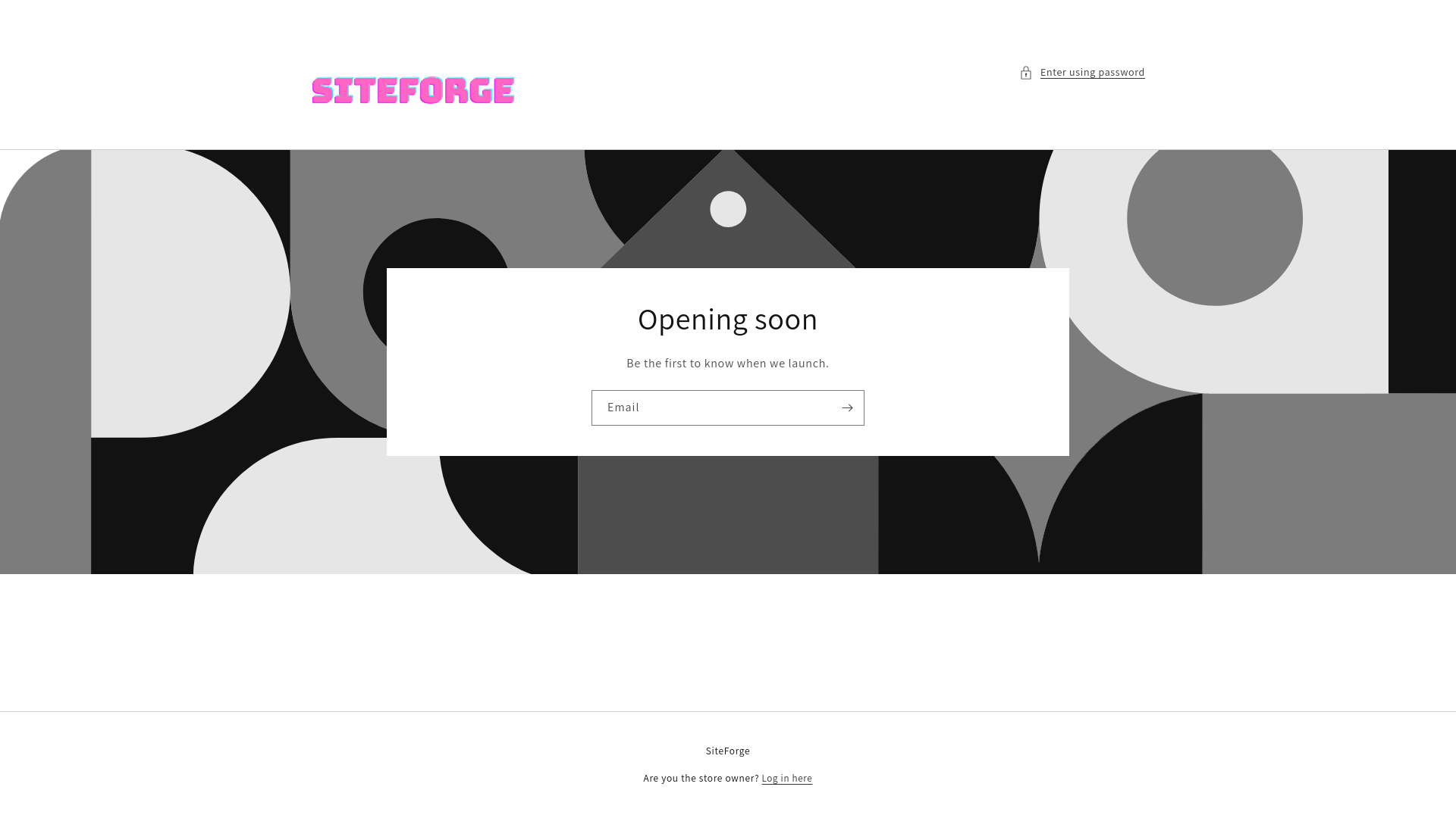 website screenshot of https://siteforge.us/