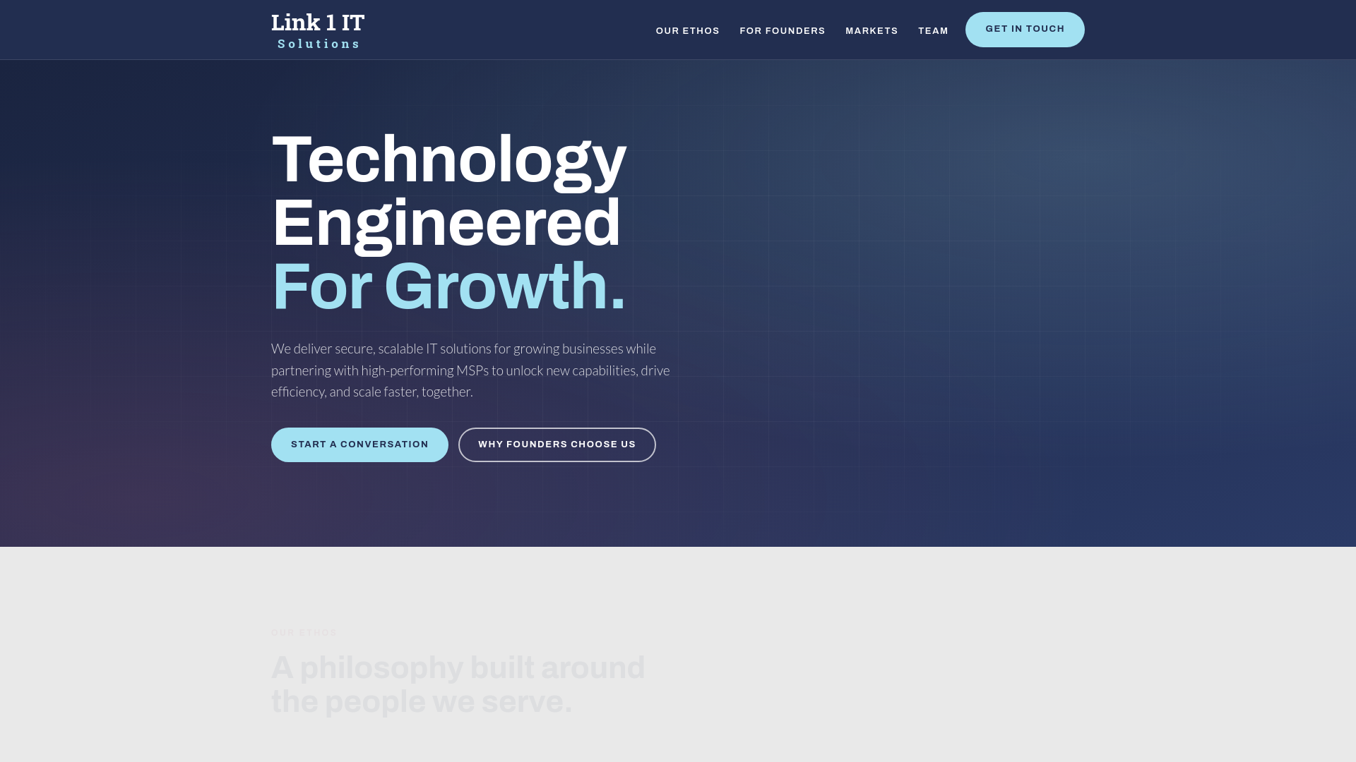 website screenshot of https://link1it-test.pages.dev/