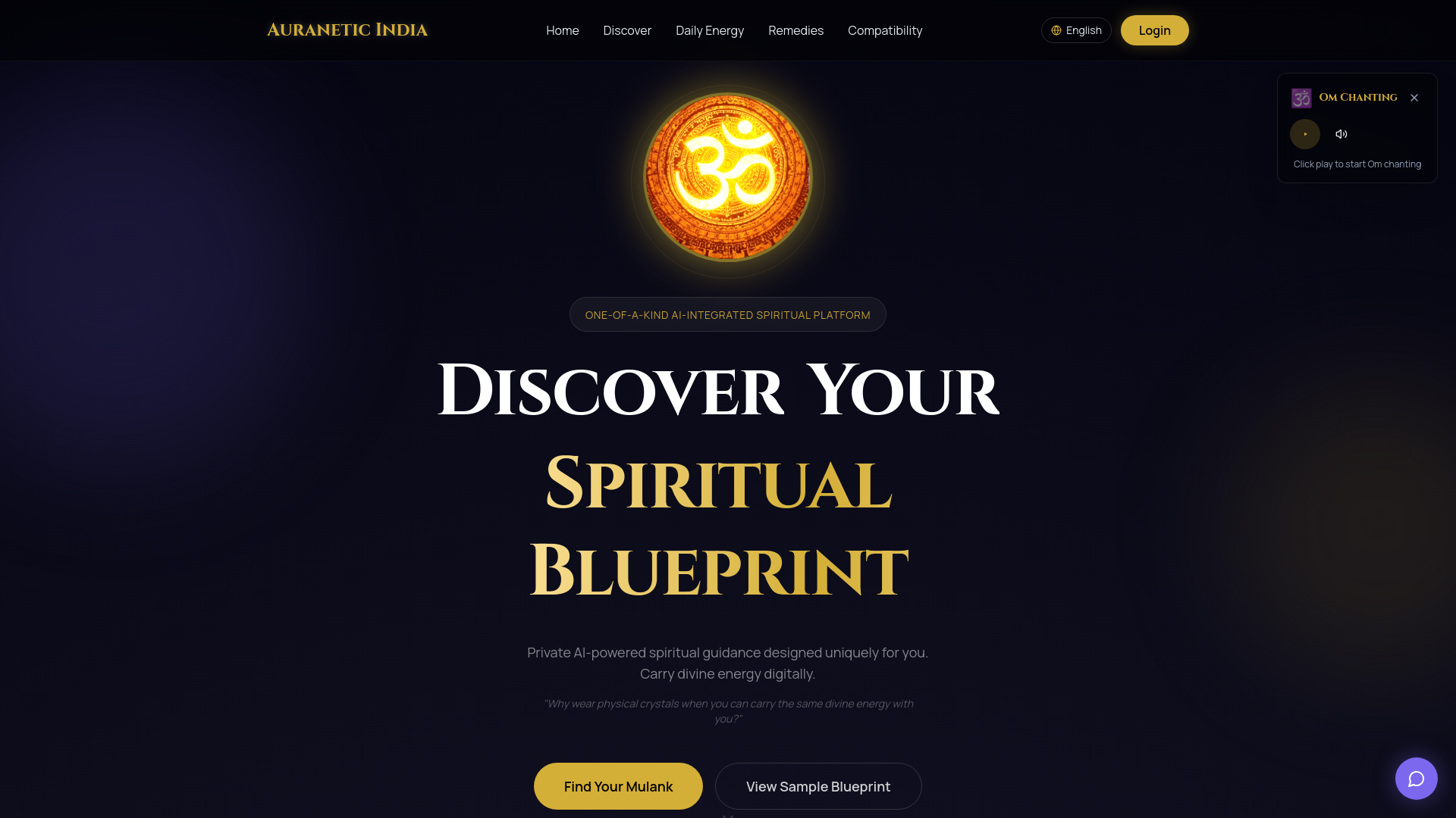 website screenshot of https://auraneticindia.com/