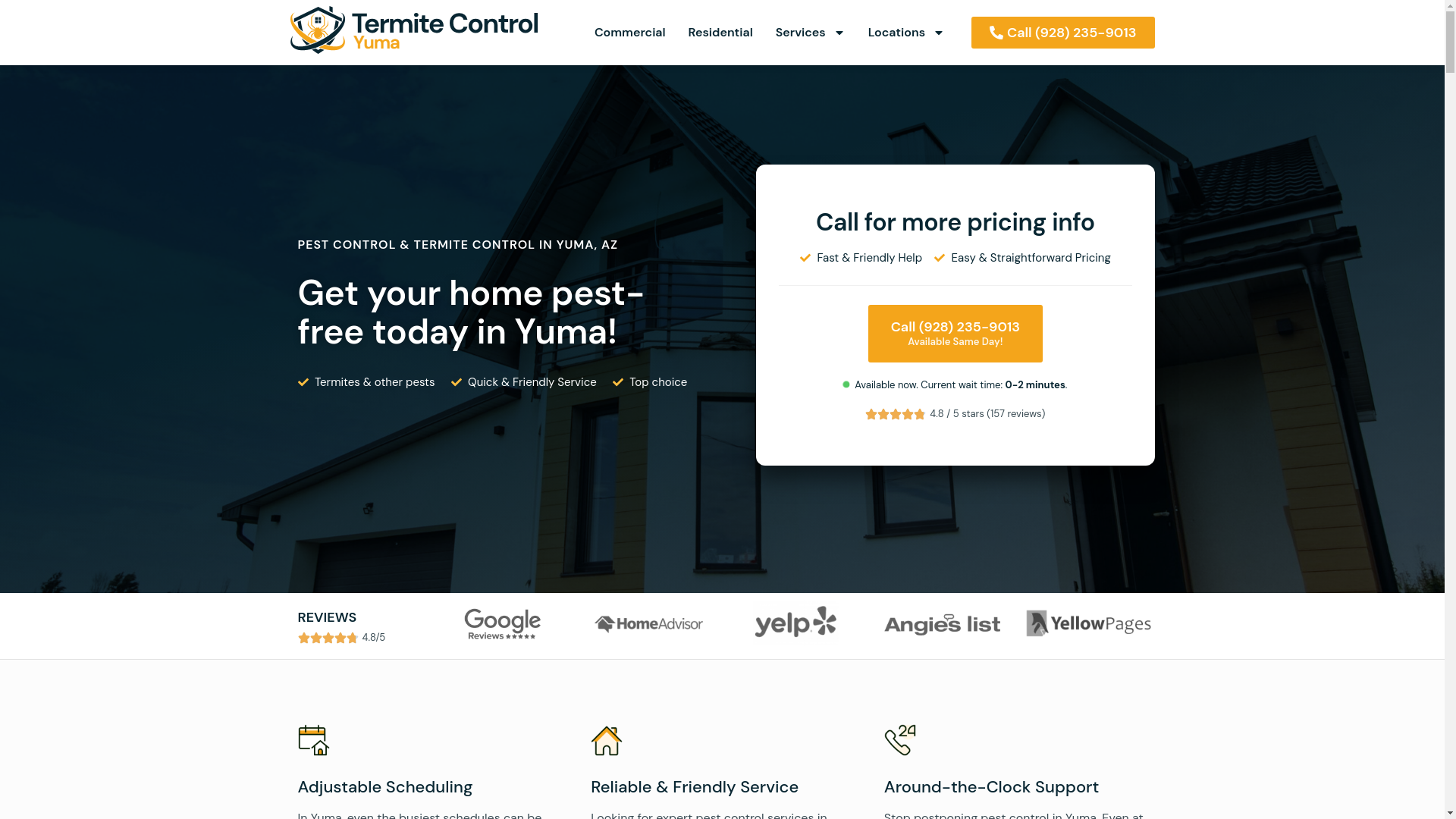 website screenshot of https://yumatermite.com/