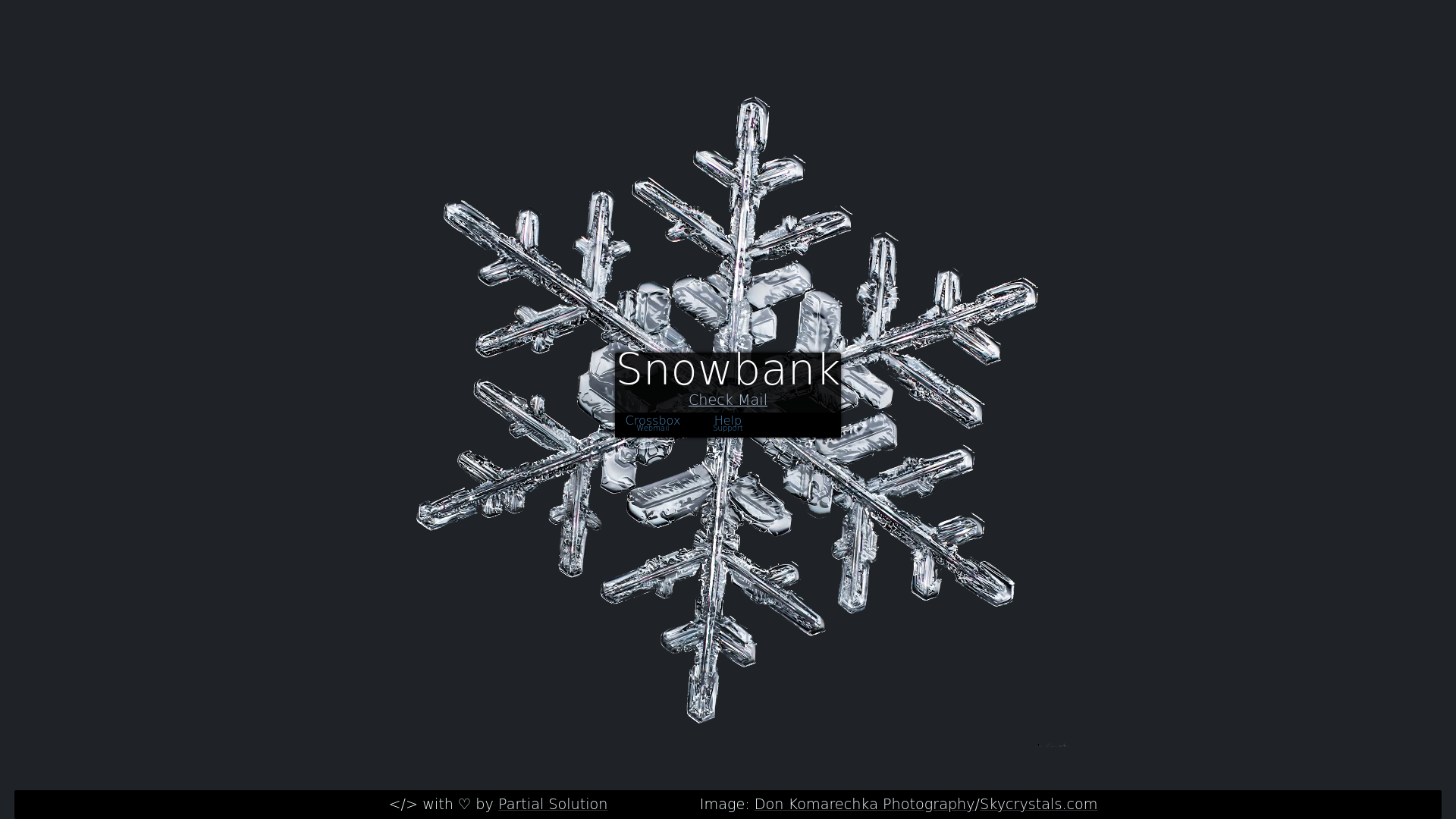 website screenshot of https://snowbank-site.pages.dev/