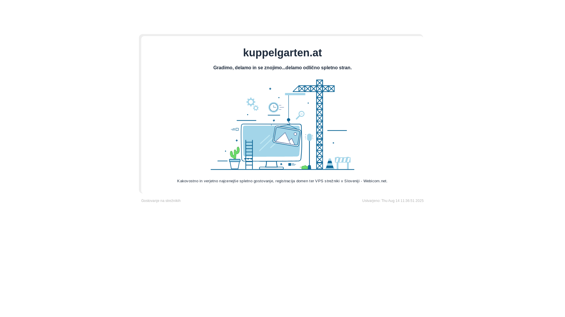 website screenshot of https://kuppelgarten.at/