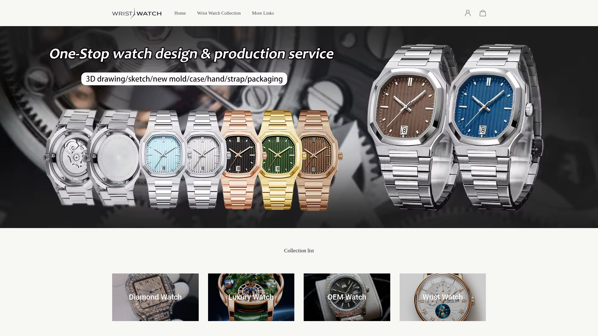 website screenshot of http://wristpeak.store/