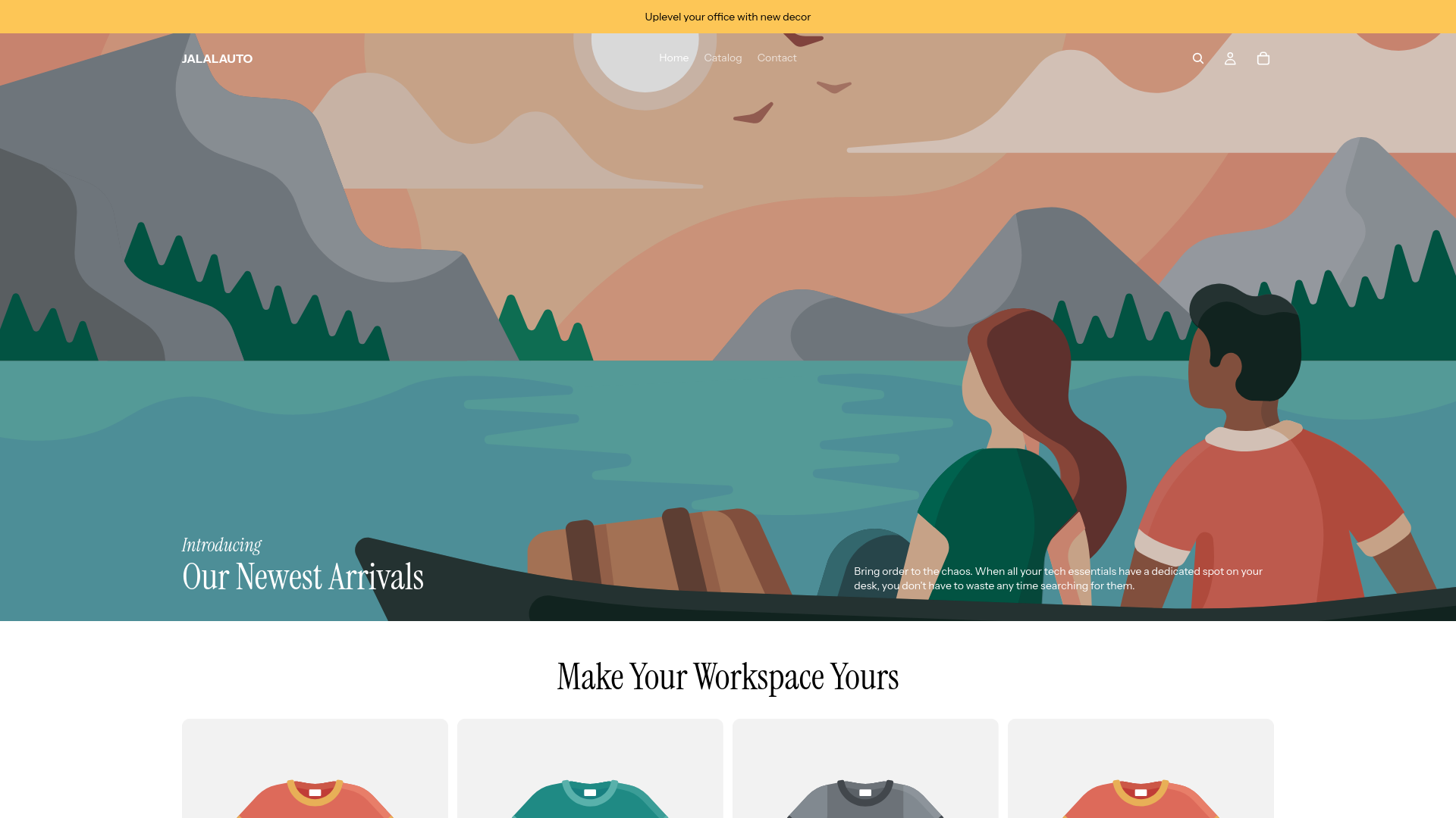 website screenshot of https://jalalauto.com/