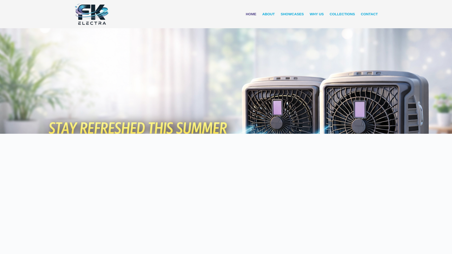 website screenshot of https://plasticaircoolers.com