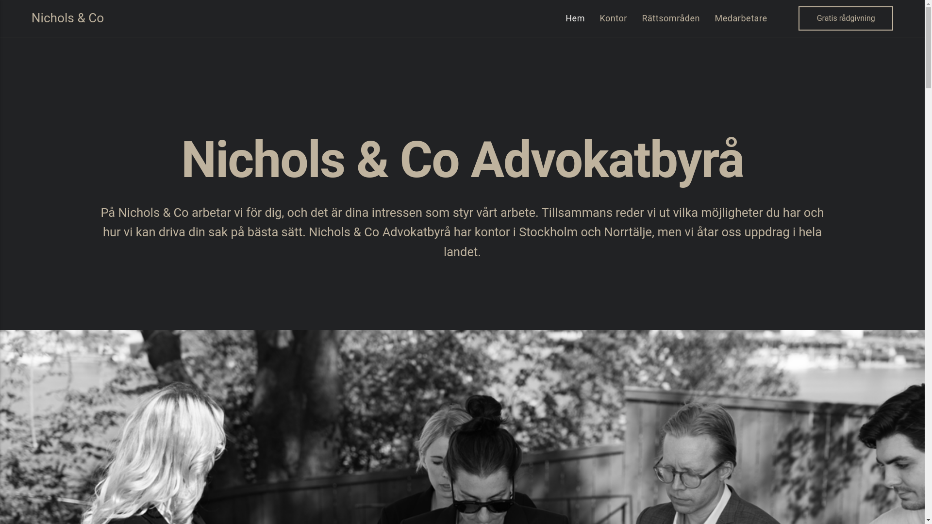 website screenshot of https://advokatnichols-se.pages.dev/