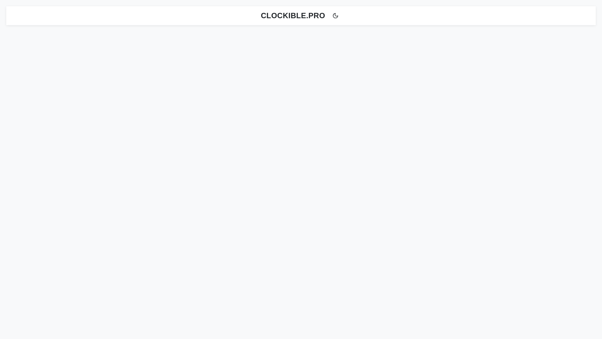 website screenshot of https://clockible.pro/