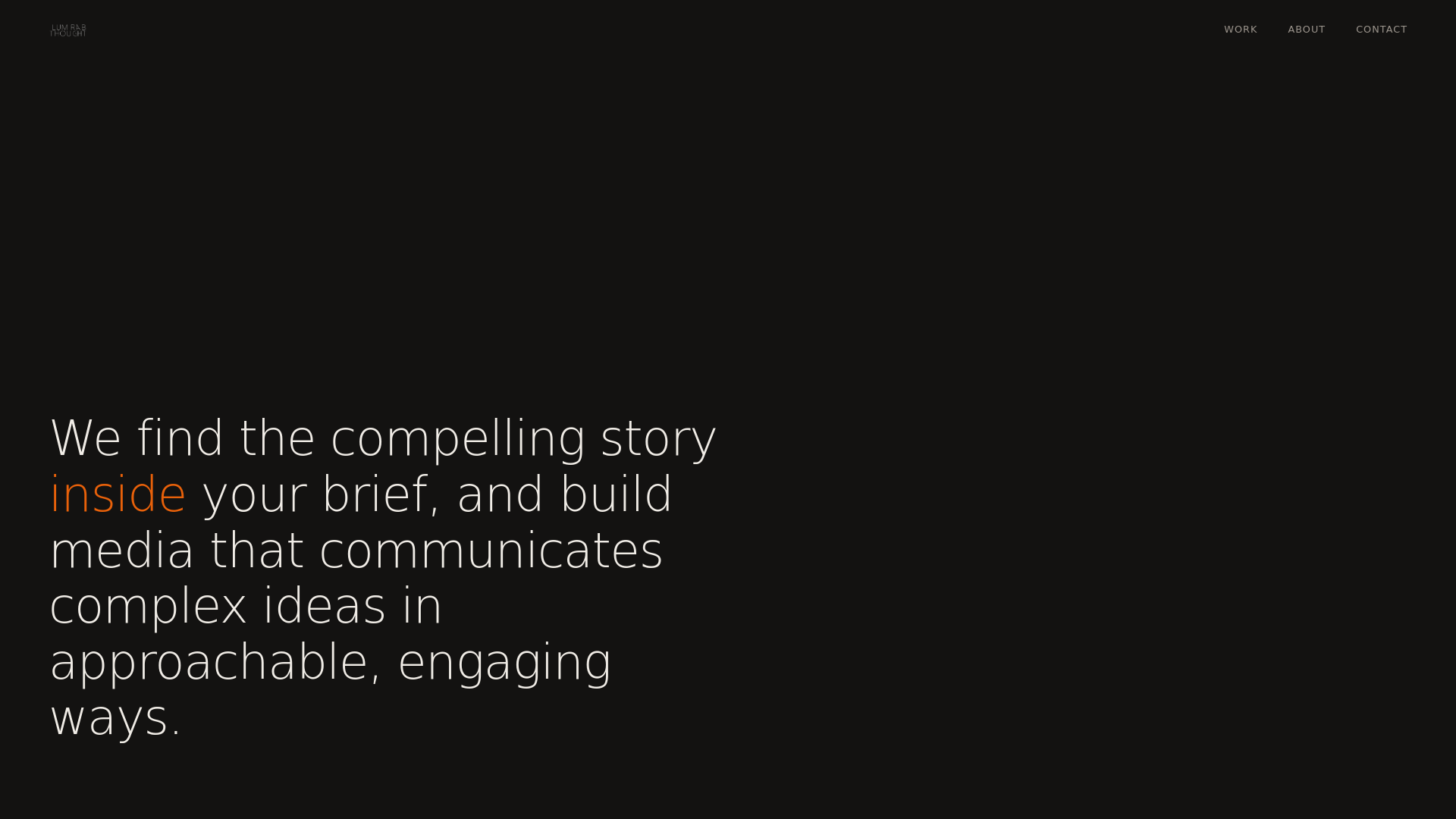 website screenshot of https://lthought.pages.dev/