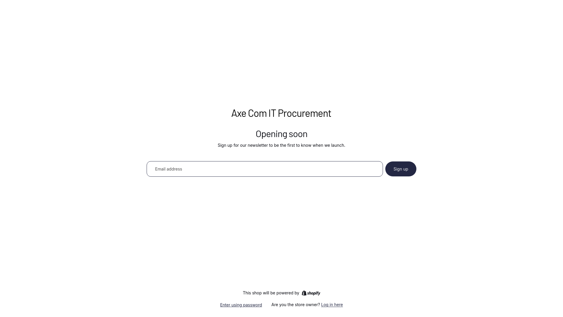 website screenshot of https://axe-com.co.uk/