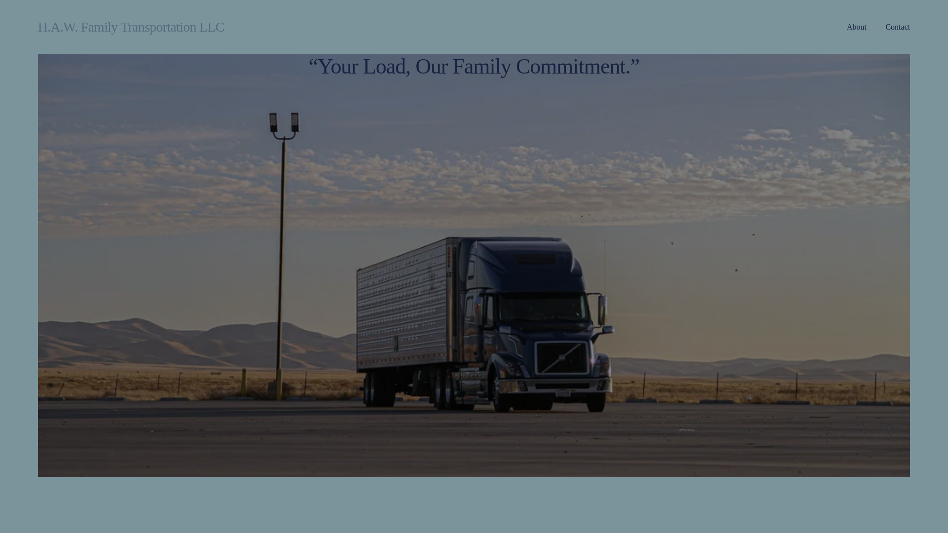 website screenshot of https://hawfamilytransportation.com/